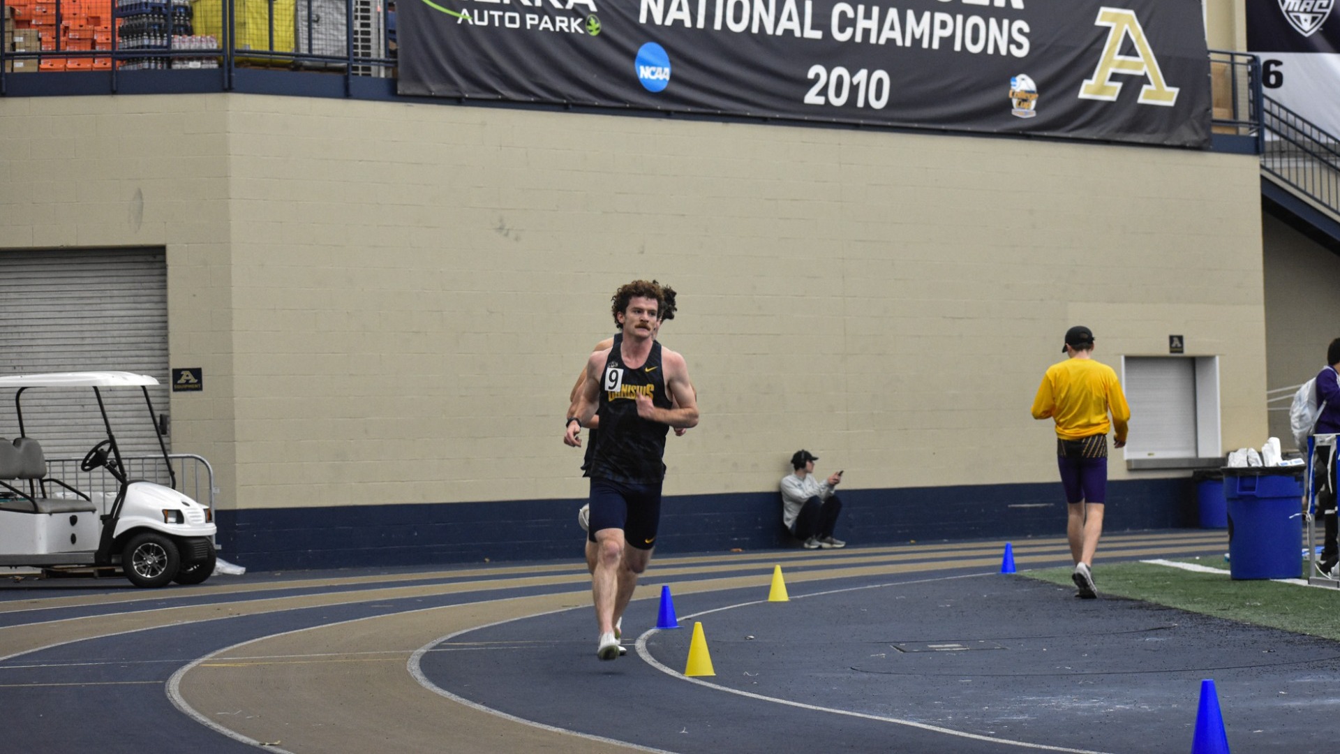 Brody Jones competes in the AI Campbell Invite in Akron, OH on January 16