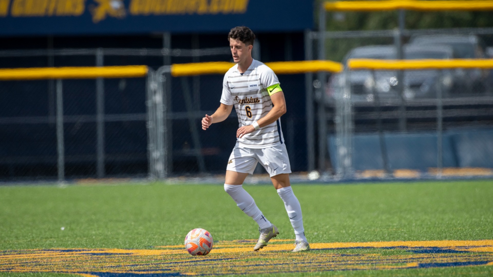 AJ Zarcone game action vs. St. John Fisher