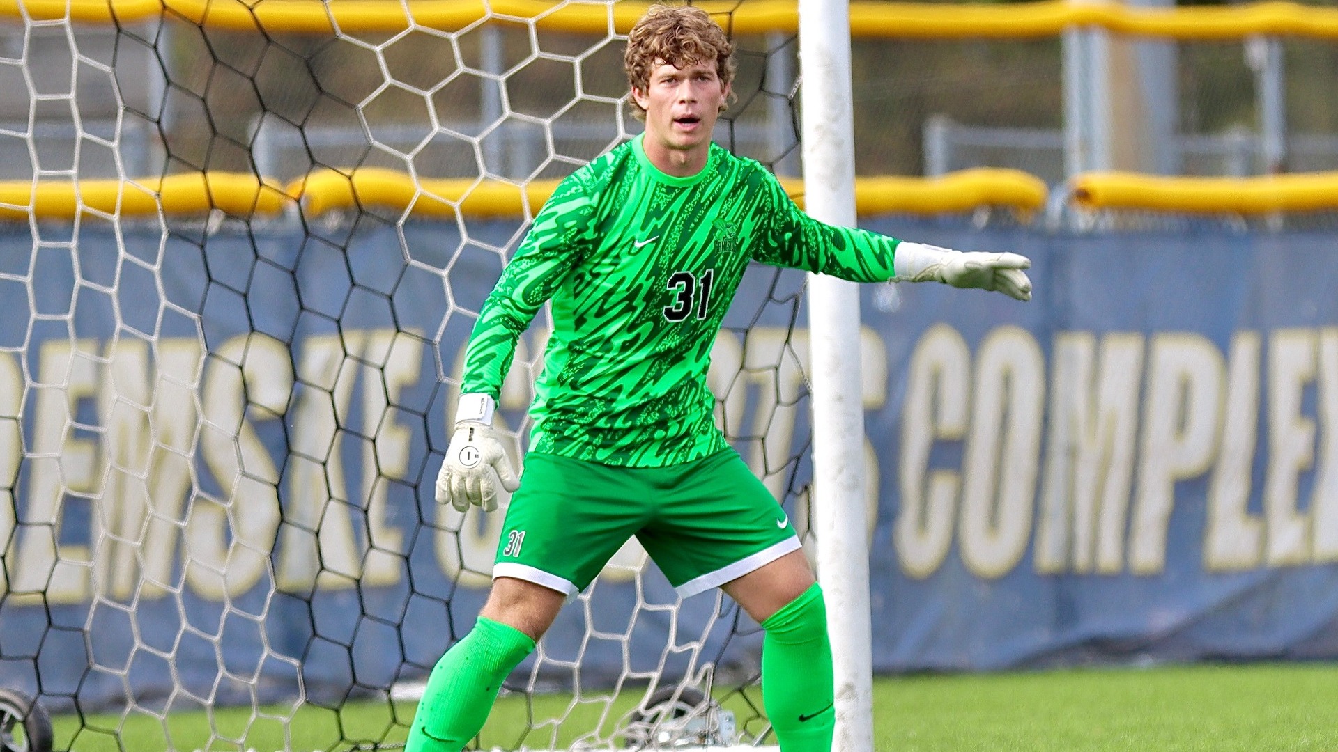 Adam Schantz game action against Marist
