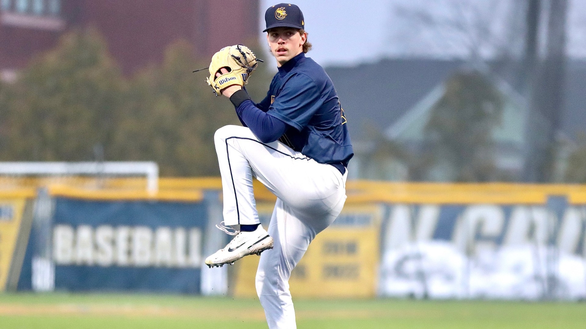 Sam Staerker game action on the mound against Merrimack - March 20, 2026
