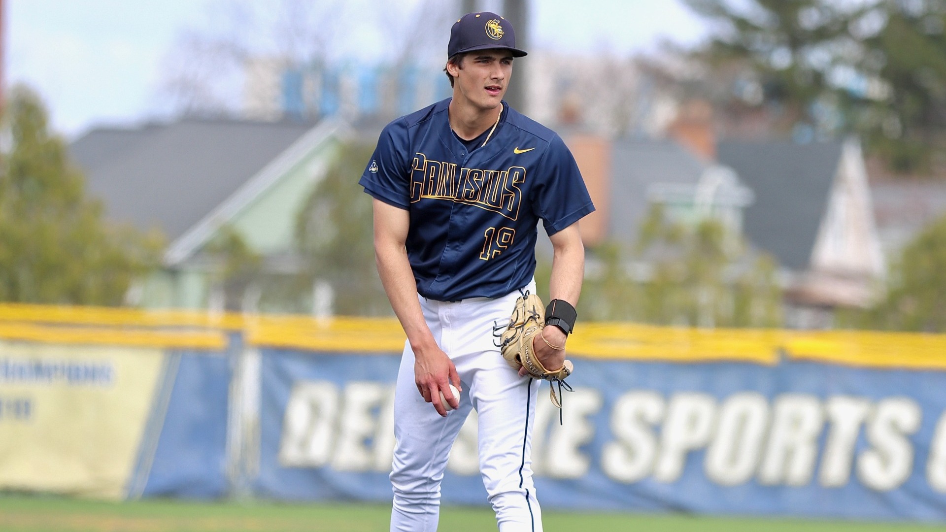 Noah Albano on the mound vs. Qunnipiac - April 17, 2026