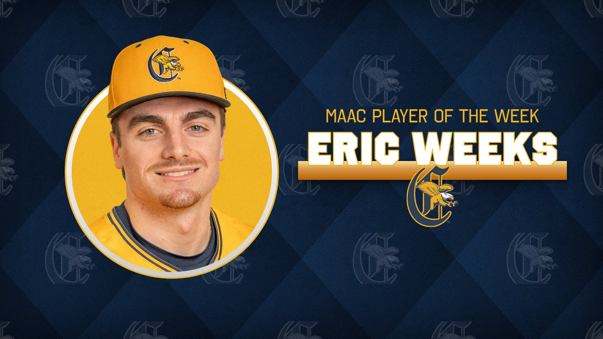 Eric Weeks Player of the Week - April 28, 2026
