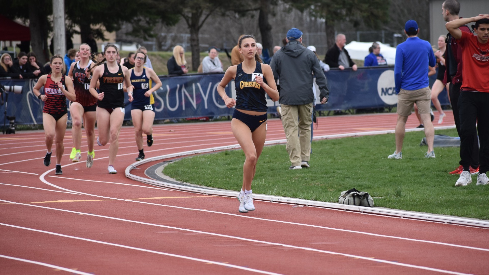 Julia Gullo in action at the SUNY Geneseo Early Season Invite - April 4, 2026