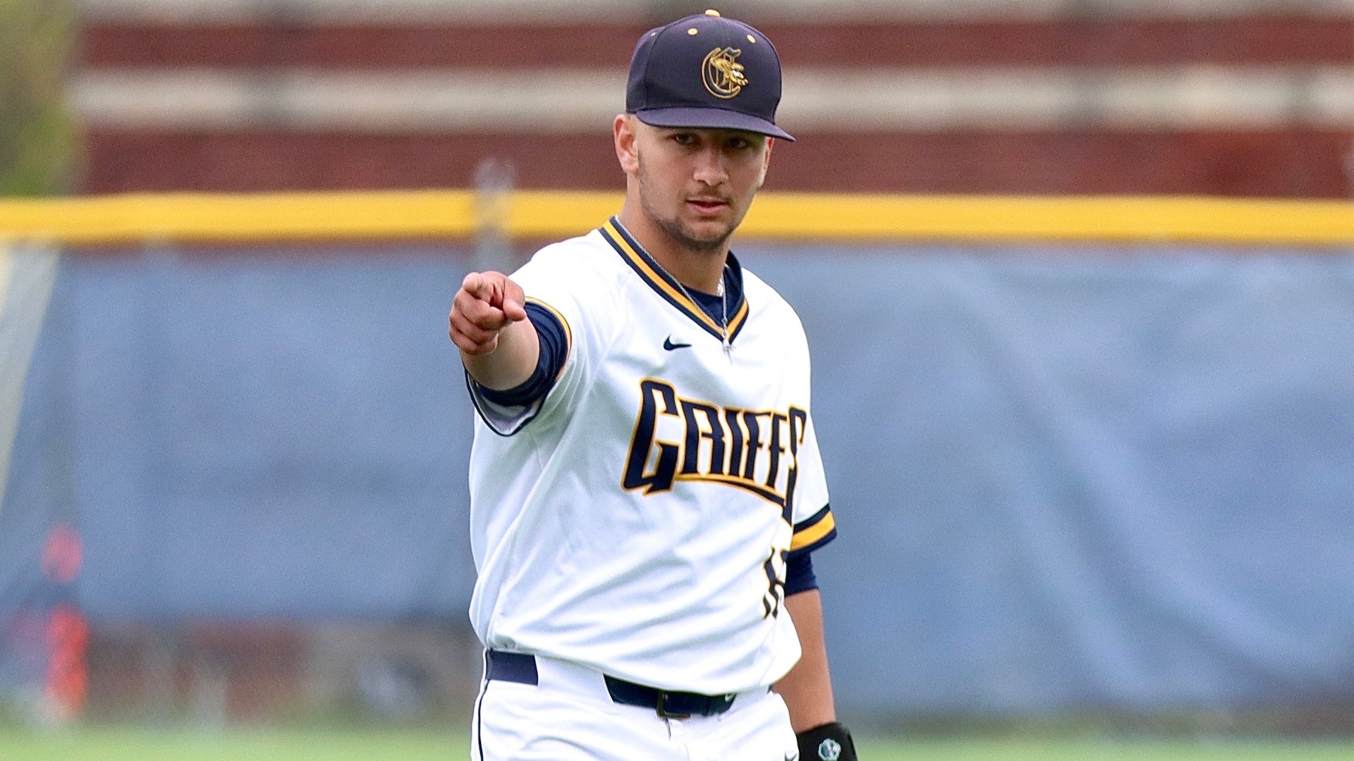 Joe LoPinto celebrates on the mound vs. Siena - May 14, 2026