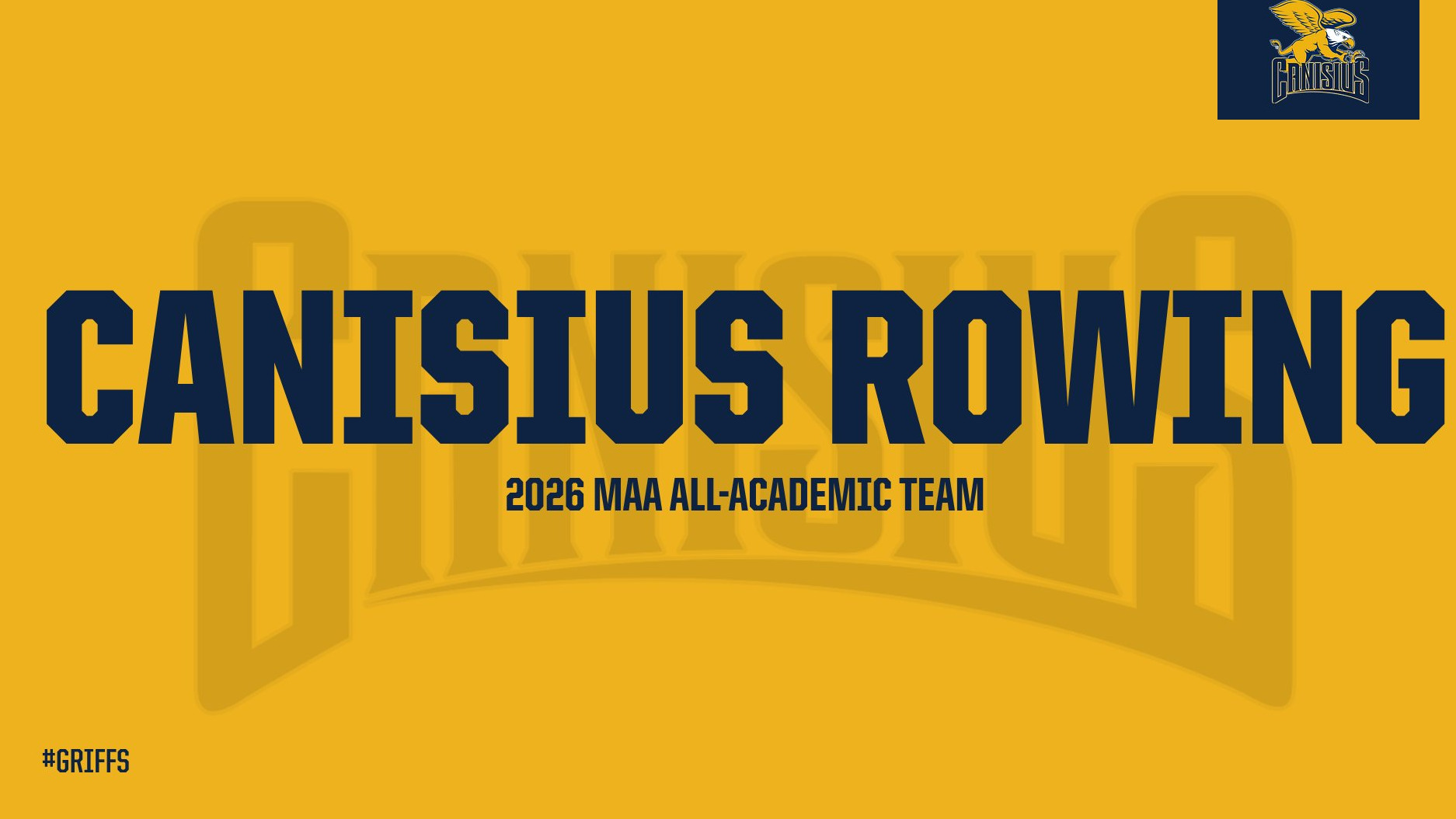 2026 MAAC All-Academic Team Rowing Story Header Graphic