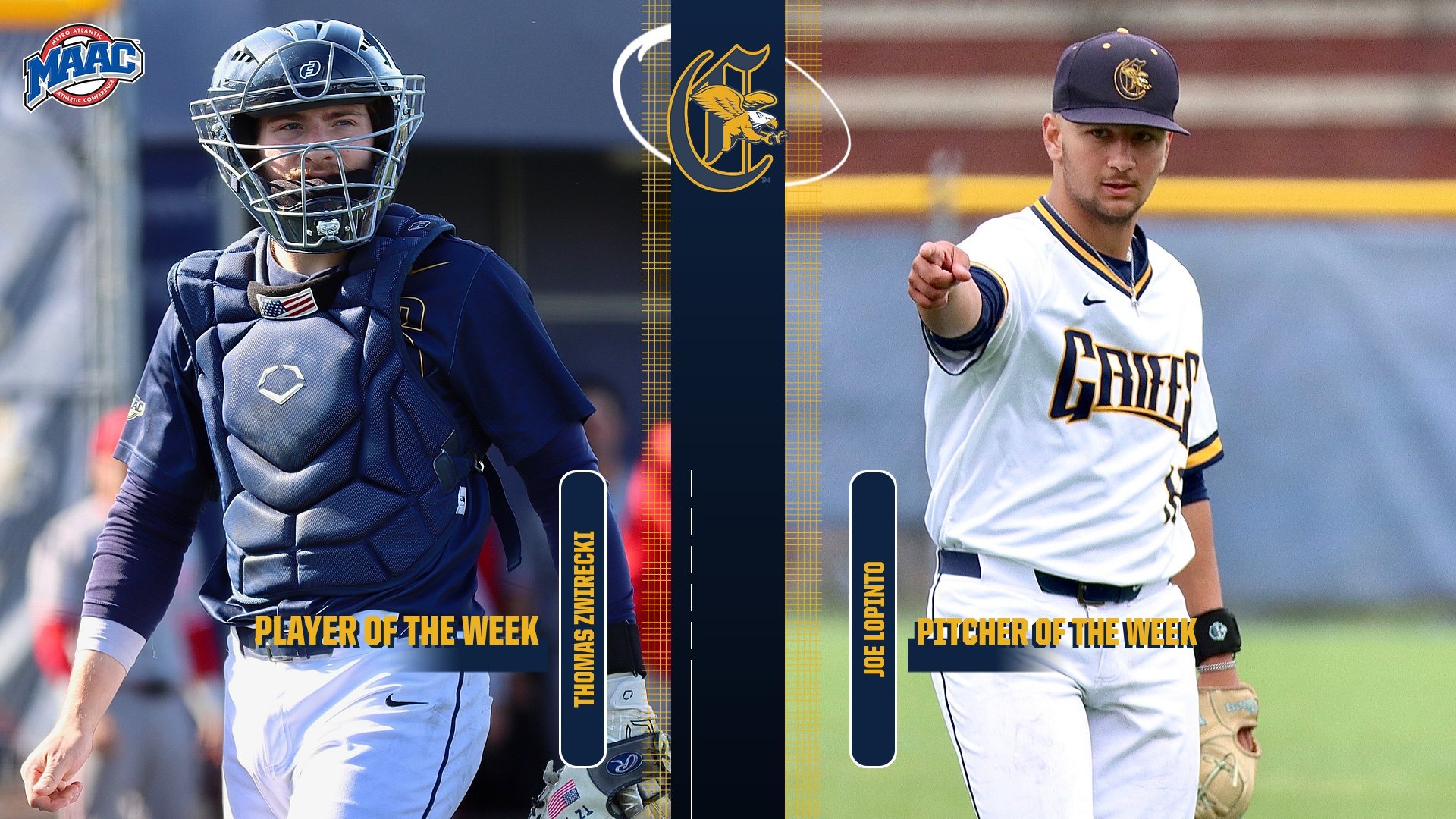 Thomas Zwirecki and Joe LoPinto Weekly Awards Graphic - May 18, 2026