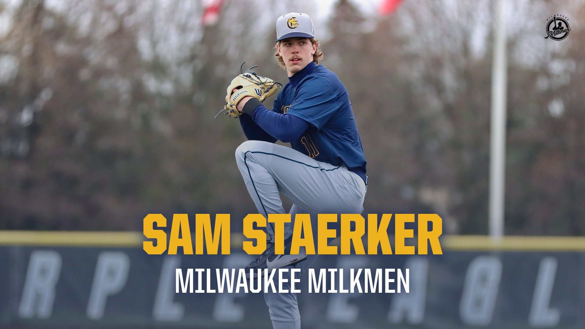 Sam Staerker Signing Graphic - Milwaukee Milkmen