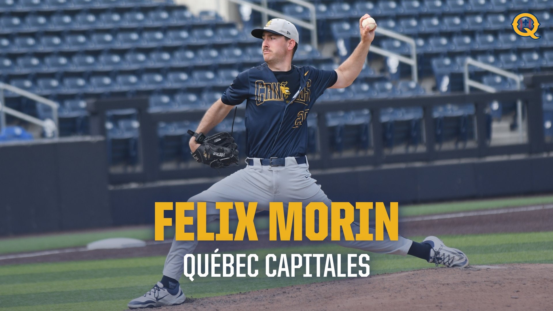 Felix Morin Quebec Capitals Signing Graphic