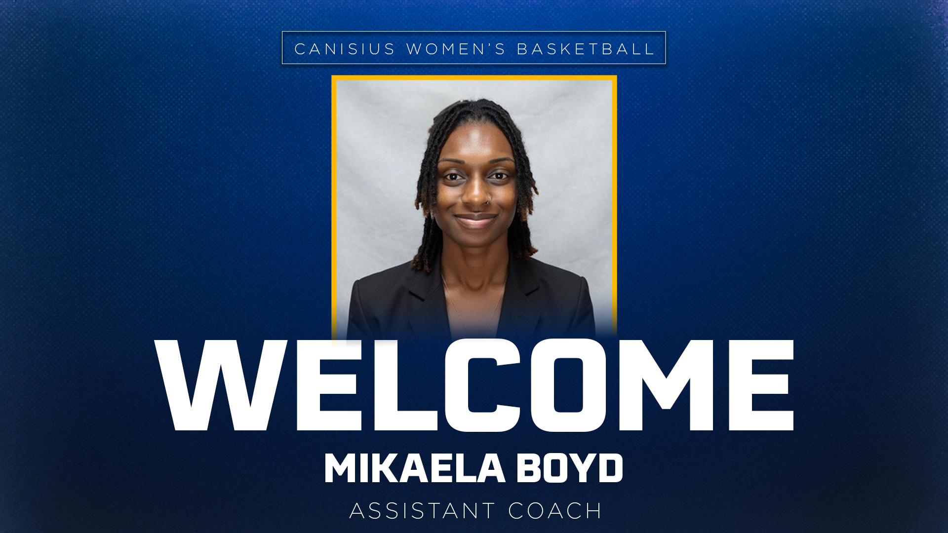 Mikaela Boyd Welcome Graphic