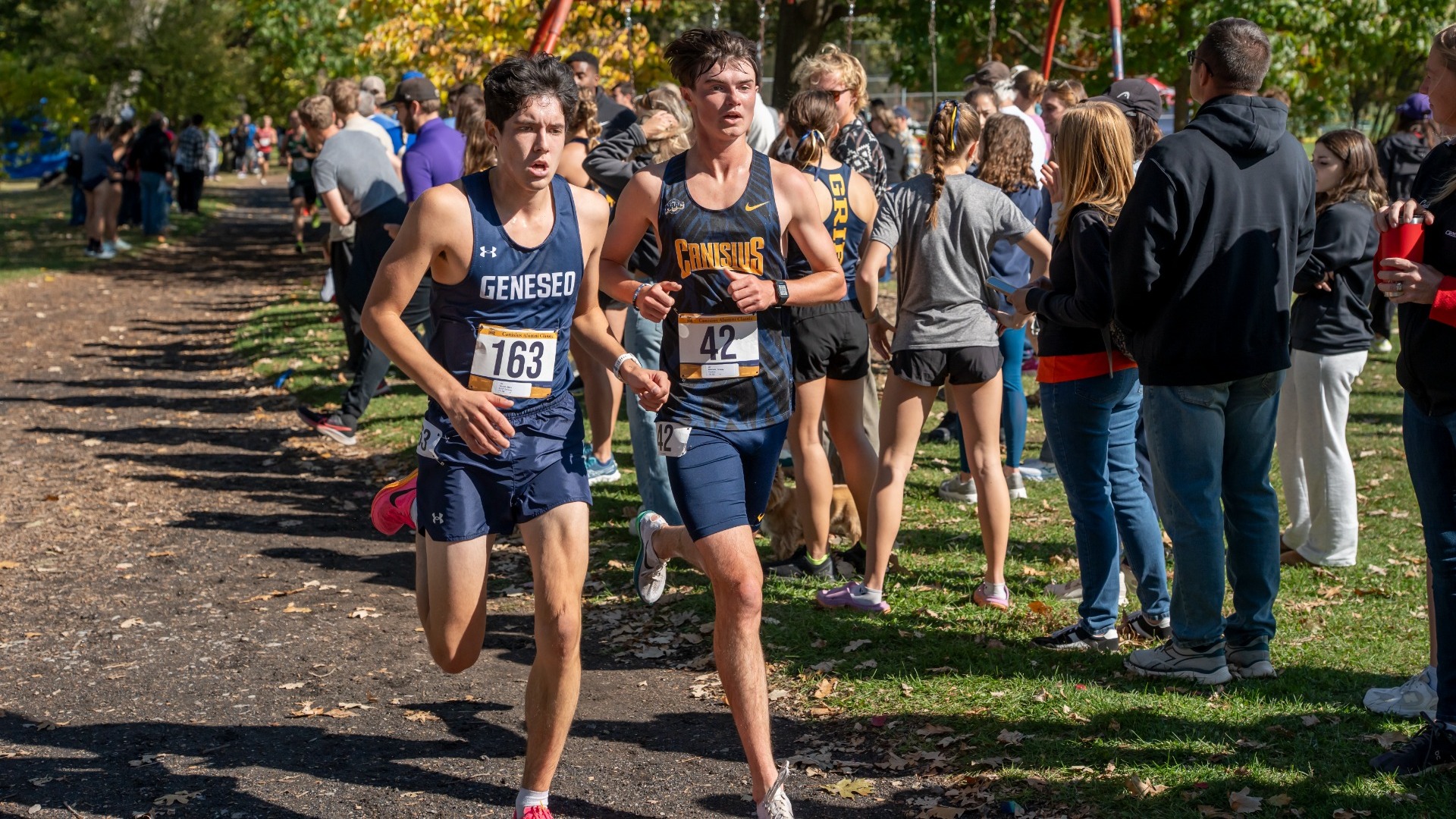 Fenway Breckels competes in the Alumni Classic at Delaware Park