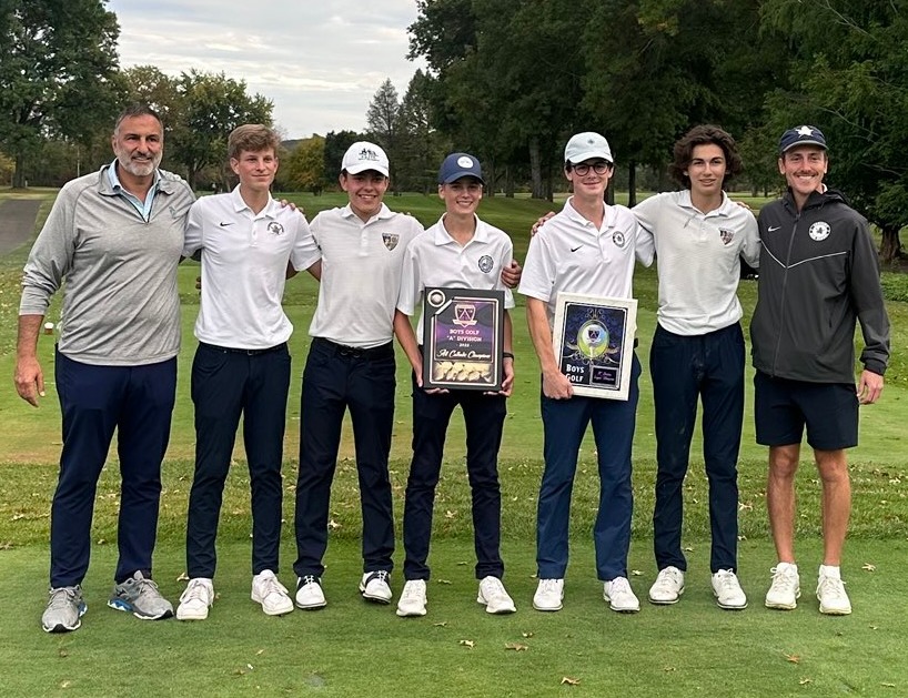 Golf wins All-Catholic team title.
