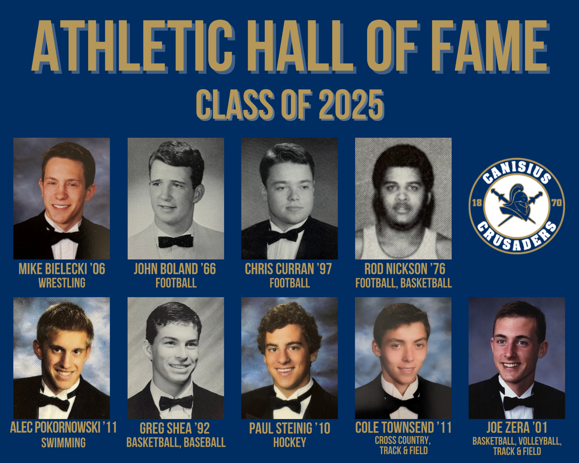 2025 class of CHS Athletic Hall of Fame