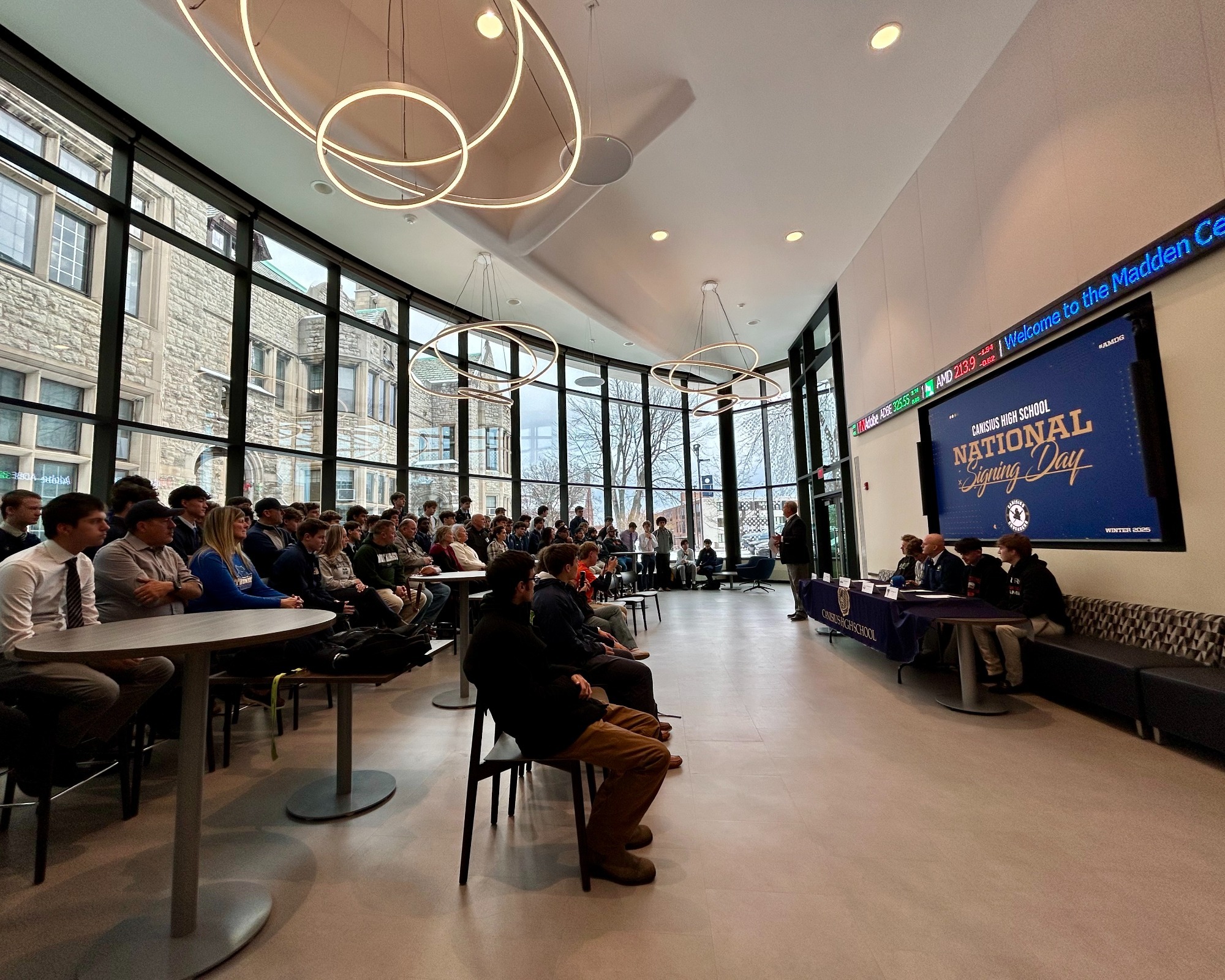 signing day fall 2025 in the Madden Center