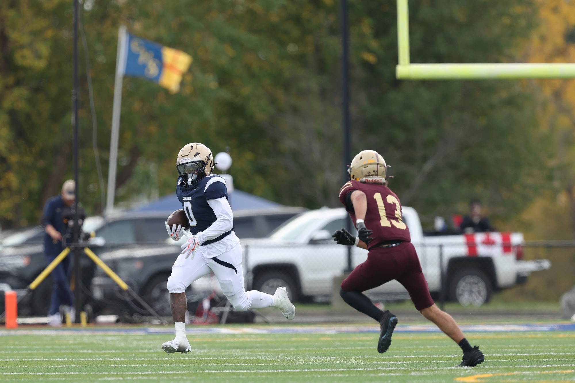Elijah Kimble got the WNY rushing record in a game at home, Saturday, October 10, 2026. 