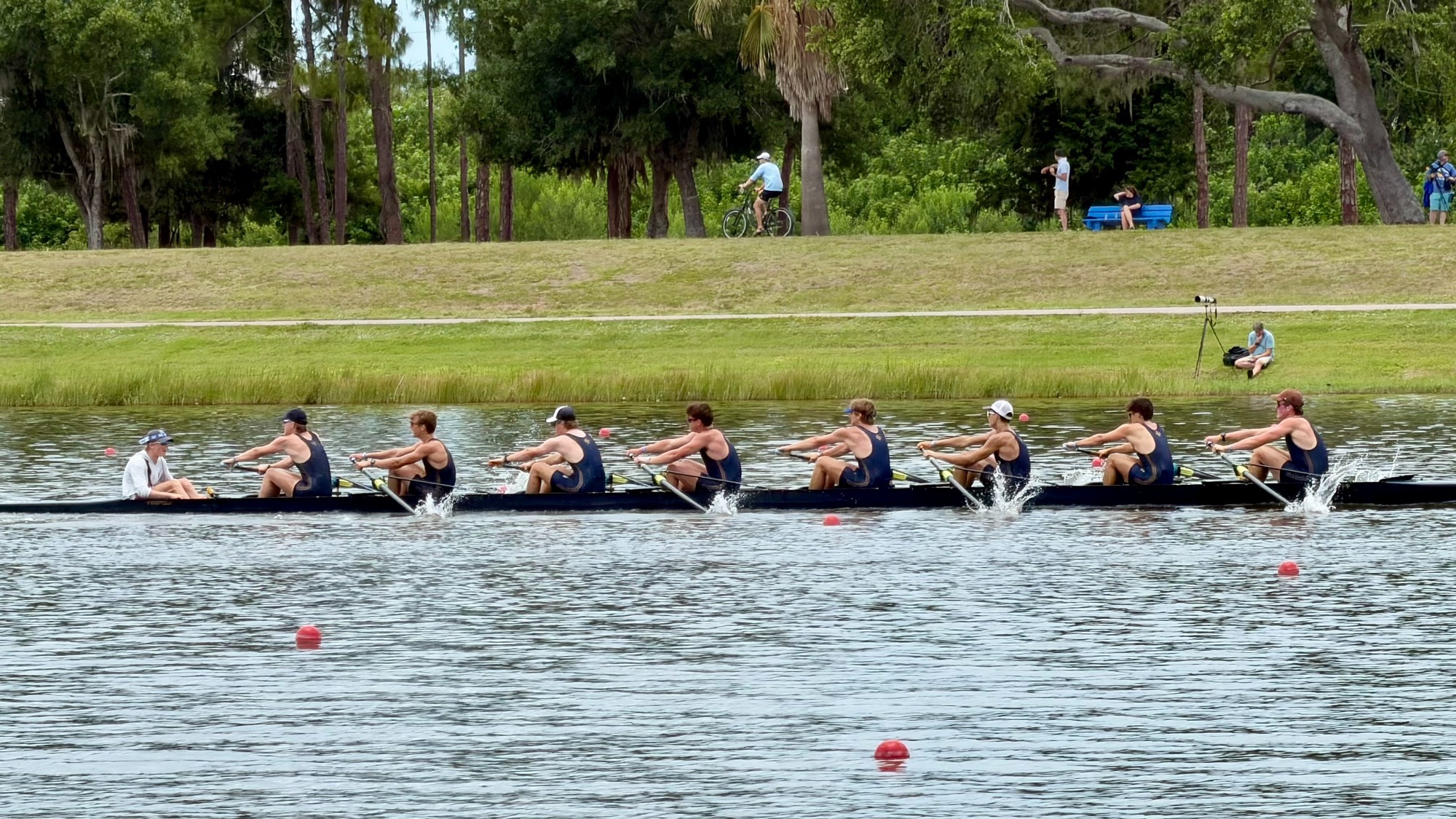 CHS Varsity Eight on water