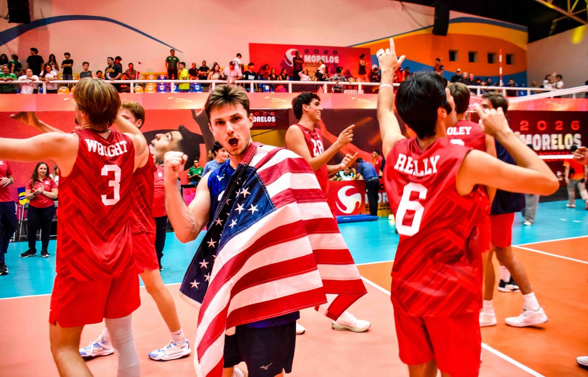 Troy Gooch with u.s. flag