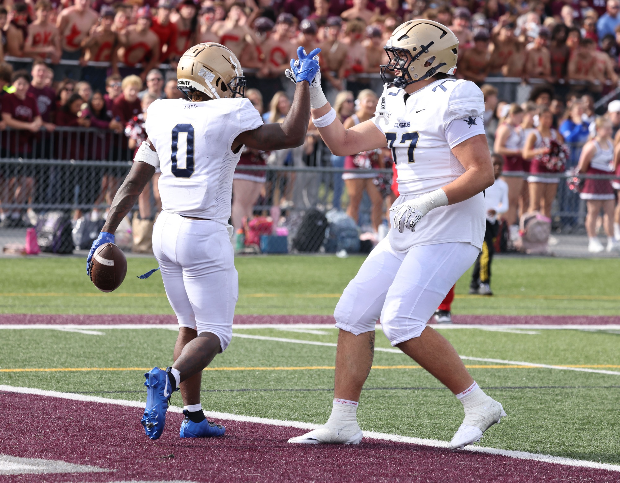 Canisius High School takes on St. Joe’s High School at St. Joe’s, Saturday, September 26, 2026. Photo by Sharon Cantillon.