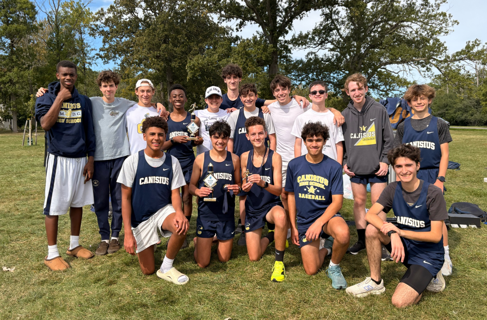 CHS Cross Country group shot at meet