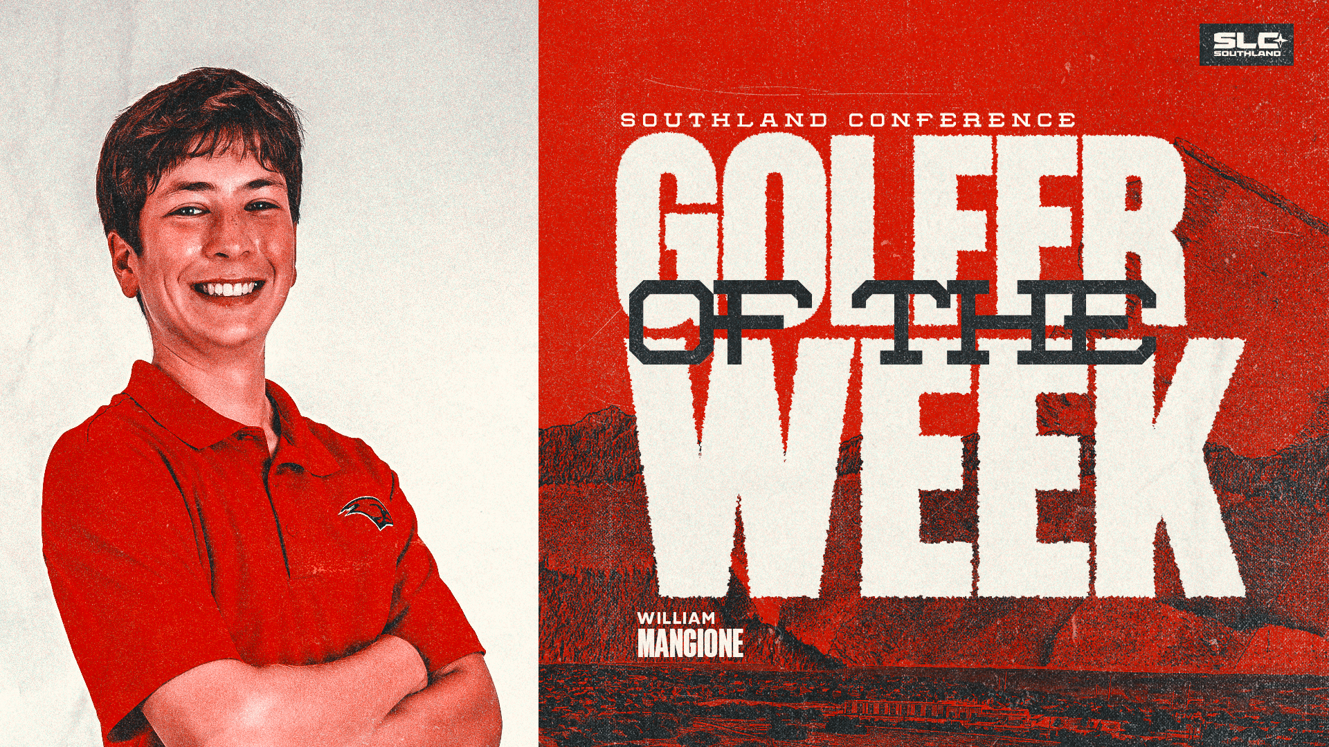 Mangione wins player of the week