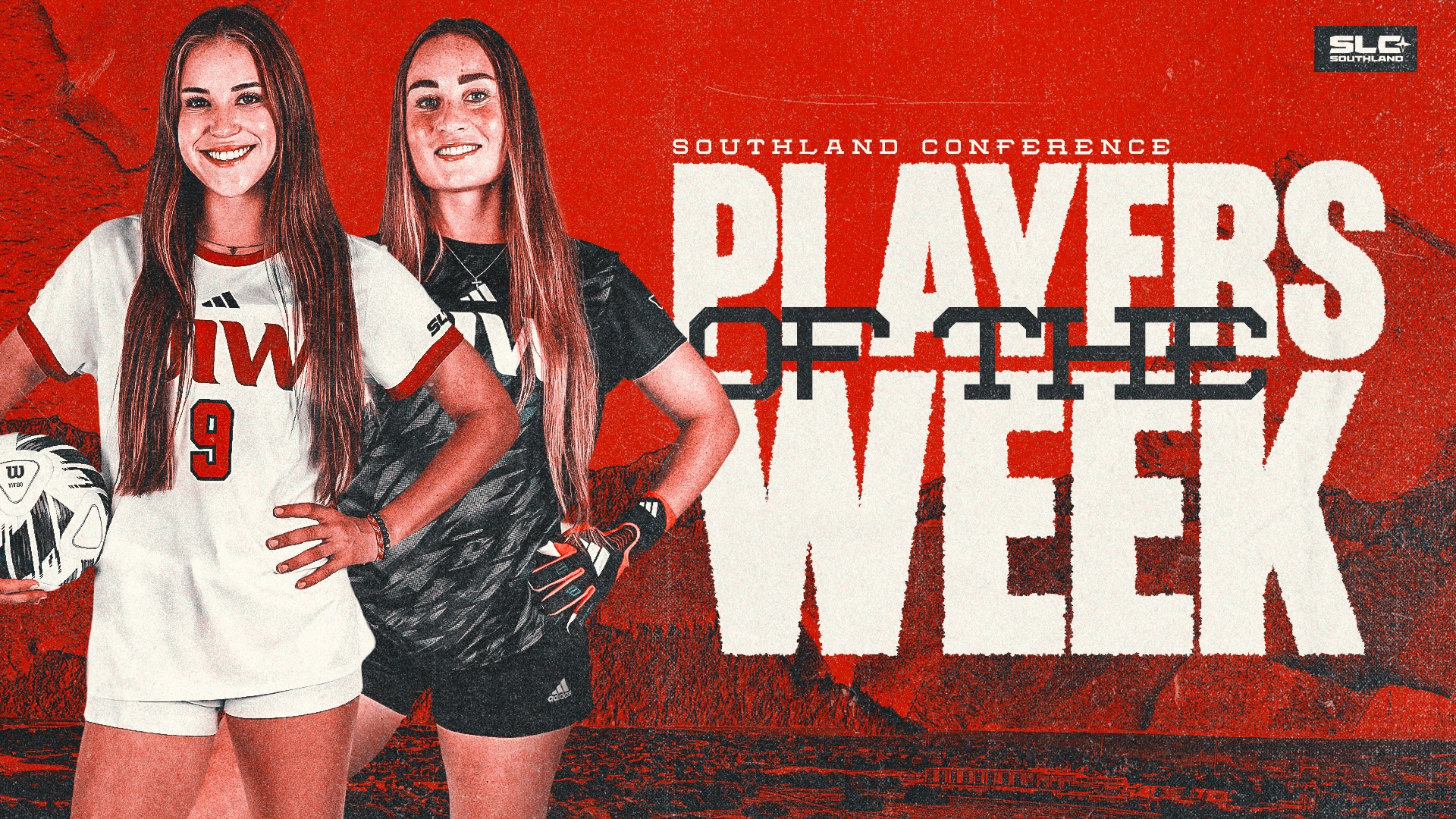 Tyler Coker and Hannah Alexander POTW graphic