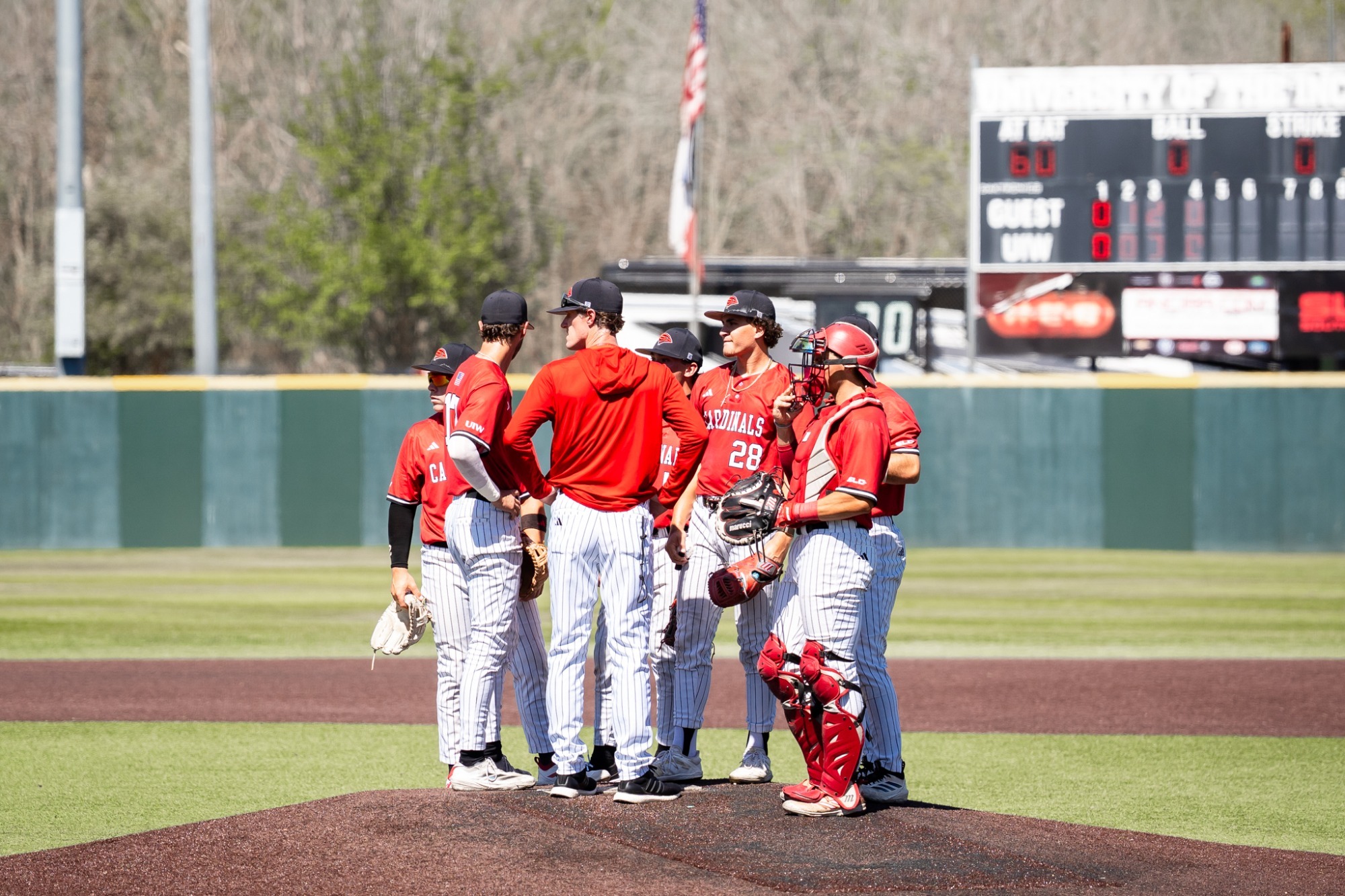 Baseball Mound Meeting