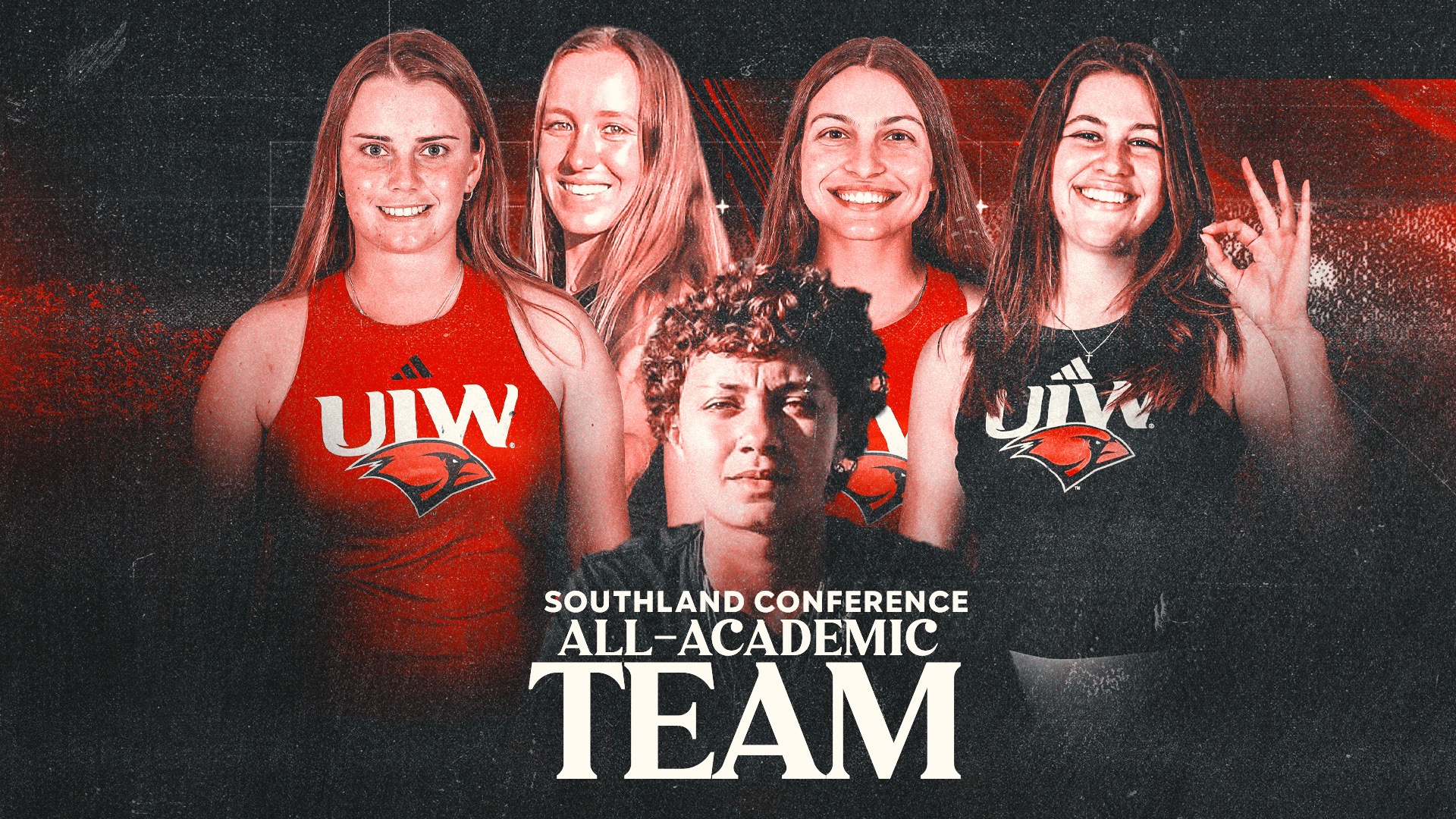 Women's tennis all-academic graphic