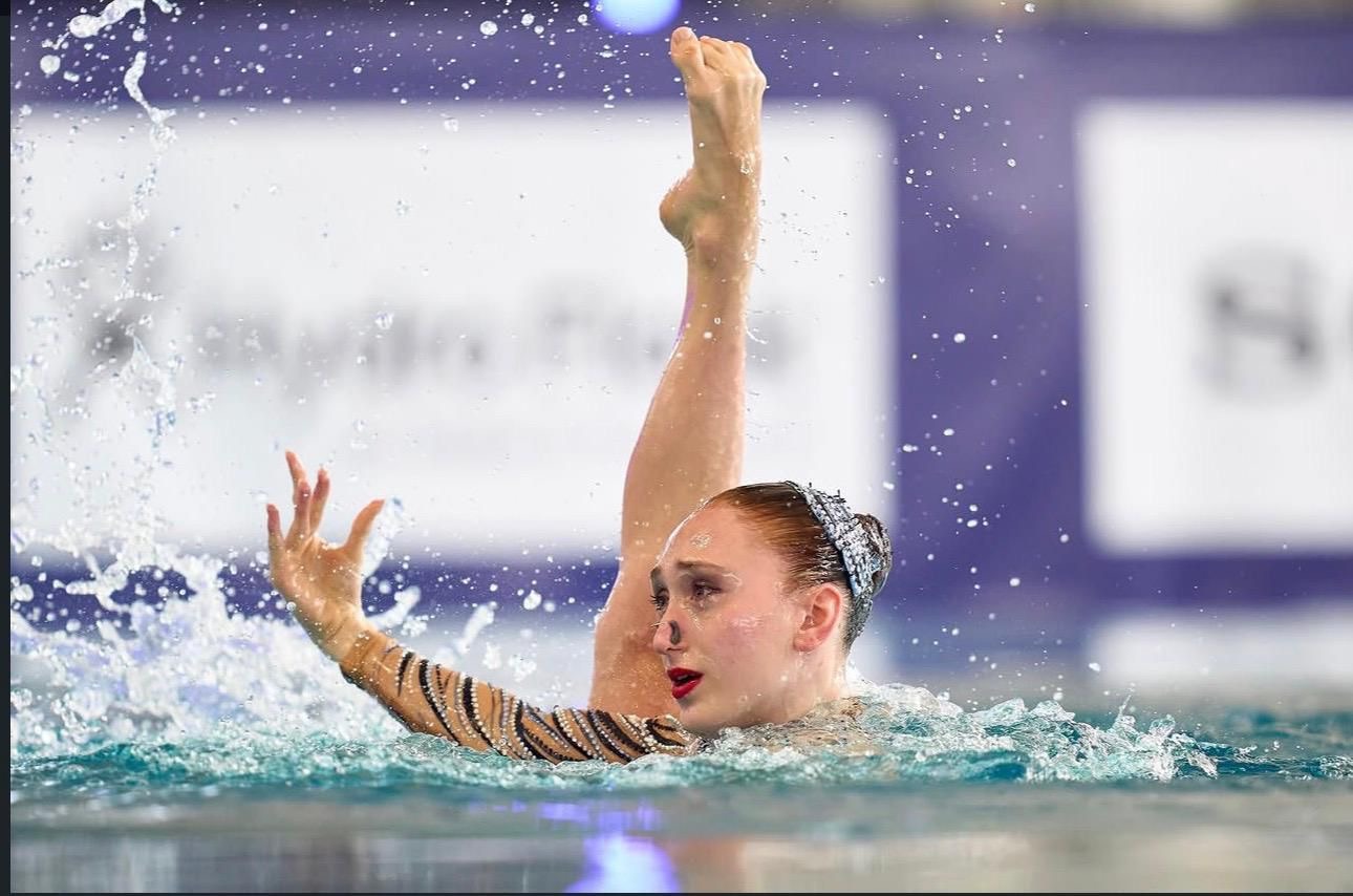 Ece Ungor competes at the 2026 European Aquatics Junior Championship