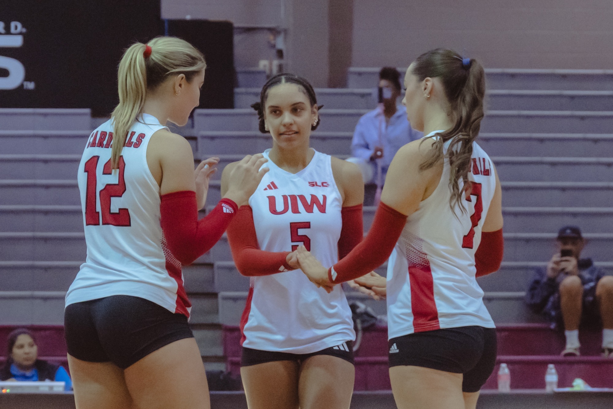 Volleyball high fives at home
