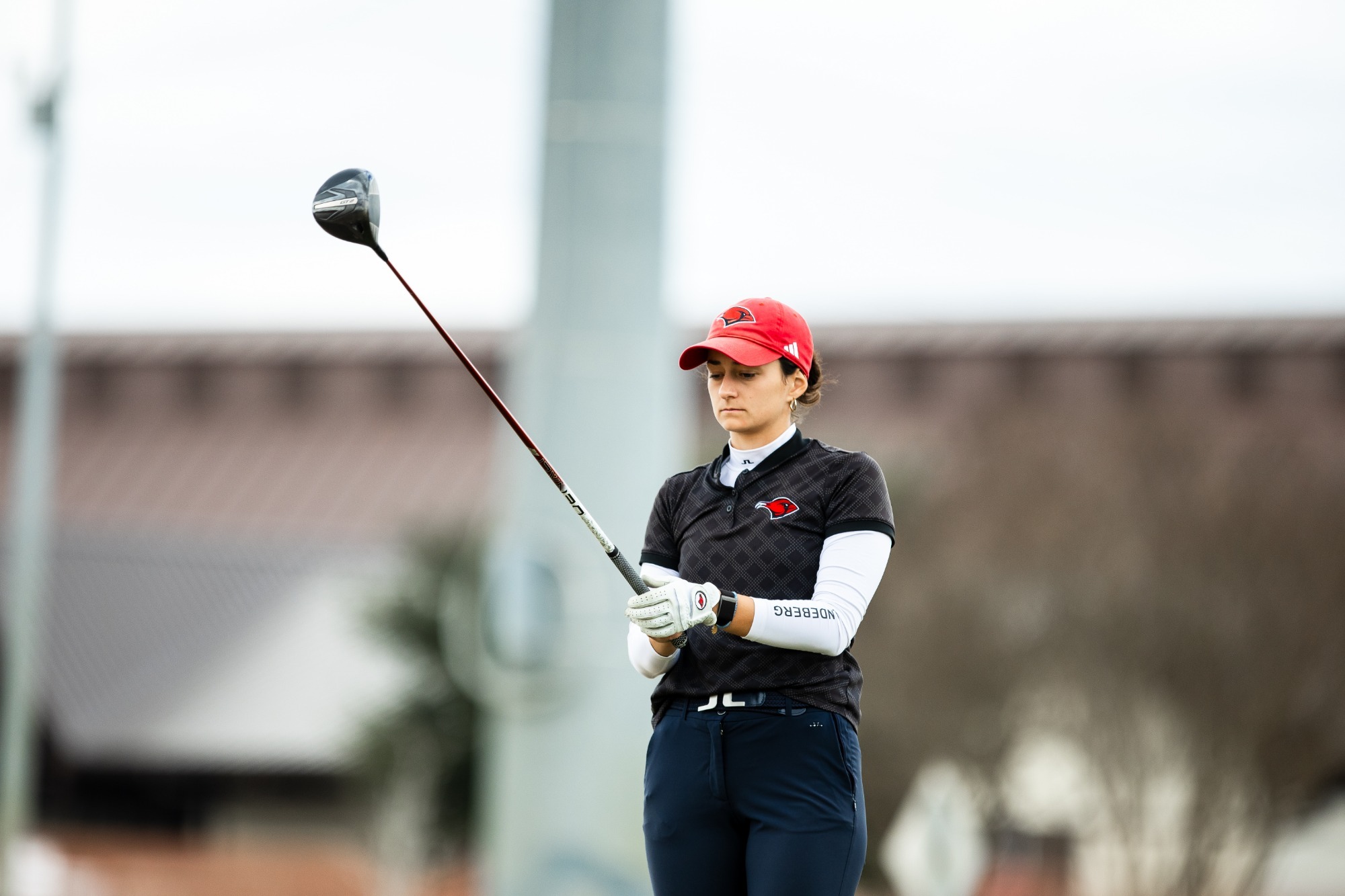 Victoria Bauer tees off