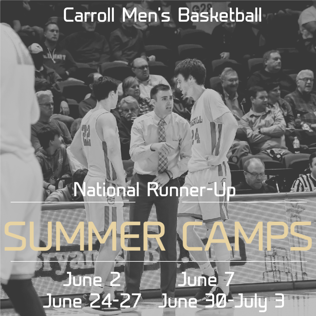Carroll men's basketball to offer four summer camps Carroll College