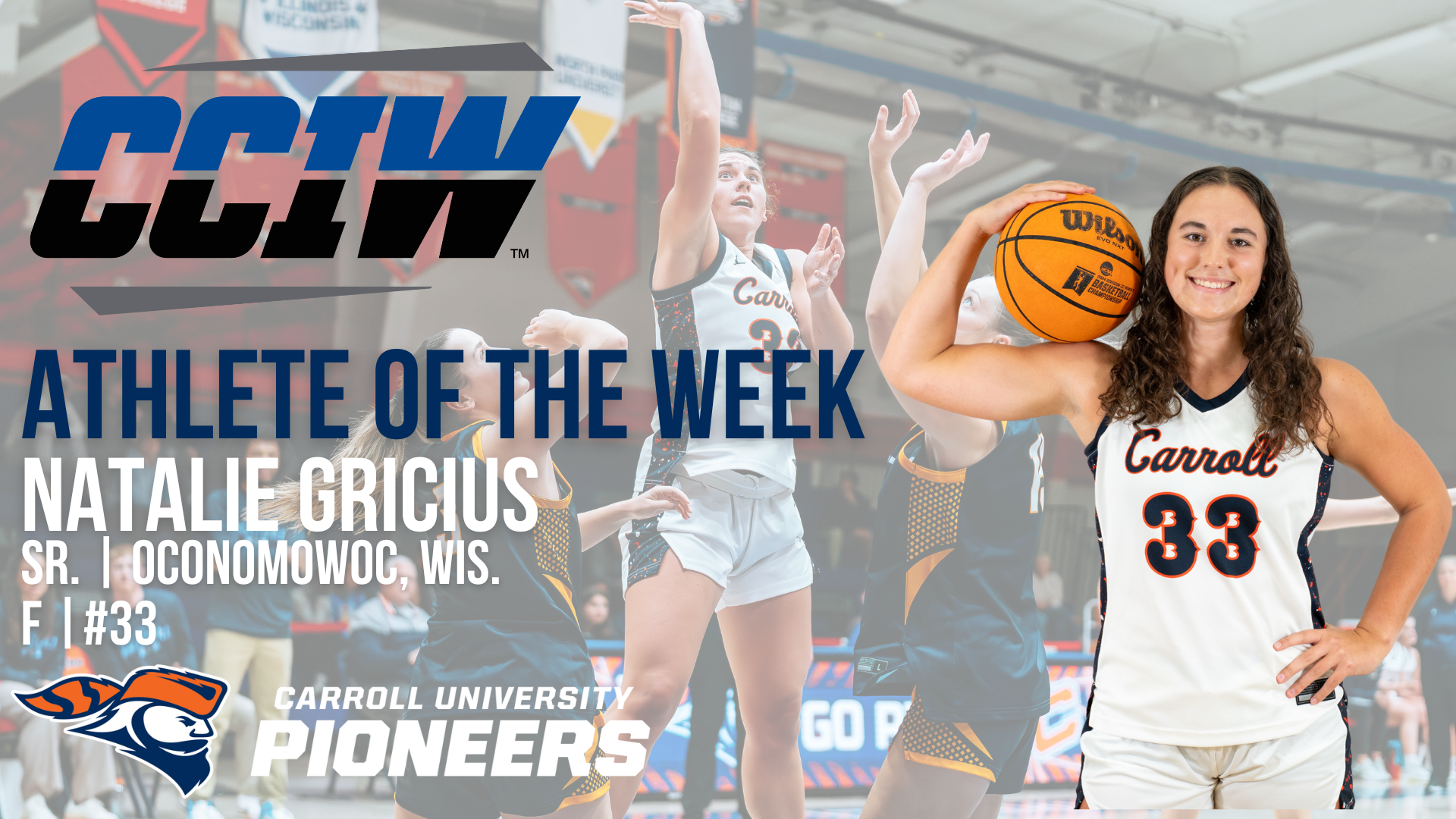 Natalie Gricius CCIW POTW