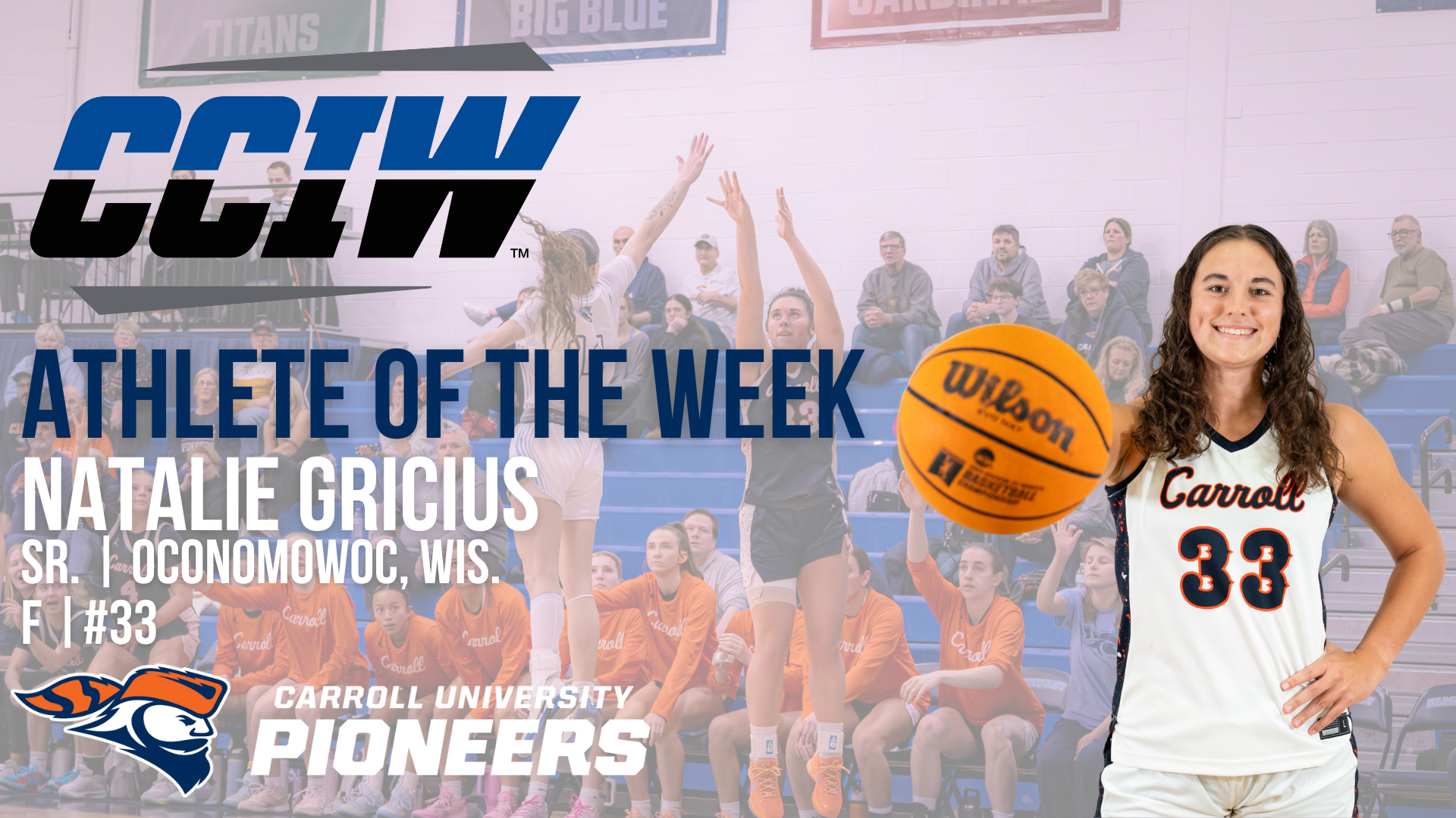 CCIW POTW Natalie Gricius