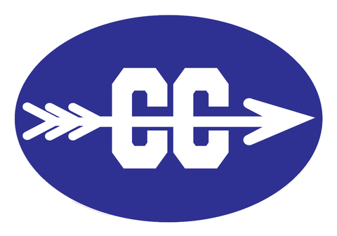 CC w Arrow Blue Oval