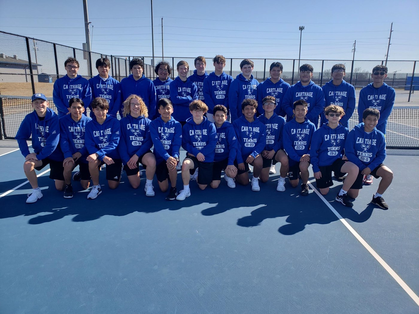 2022 Boys Tennis Team Pic
