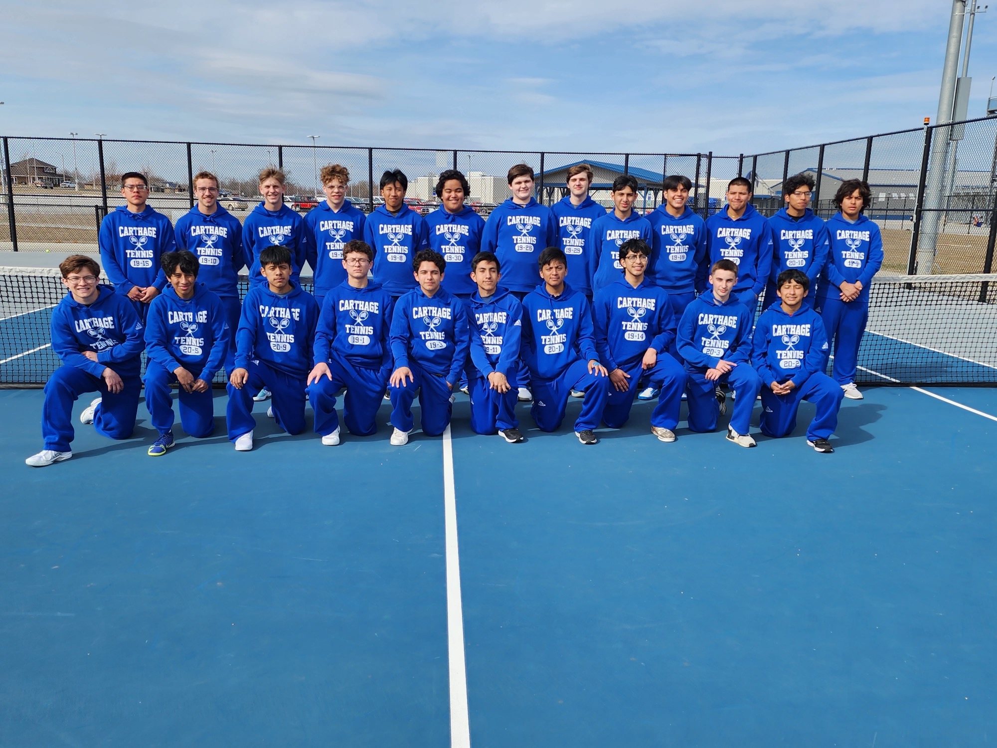 2023 Boys Tennis Team Pic