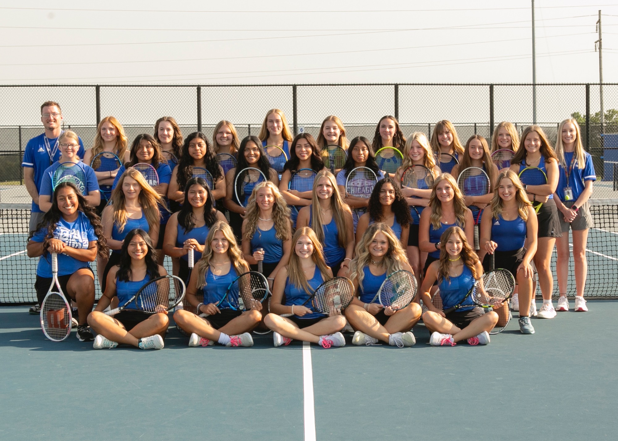 2023 Carthage Girls Tennis Team