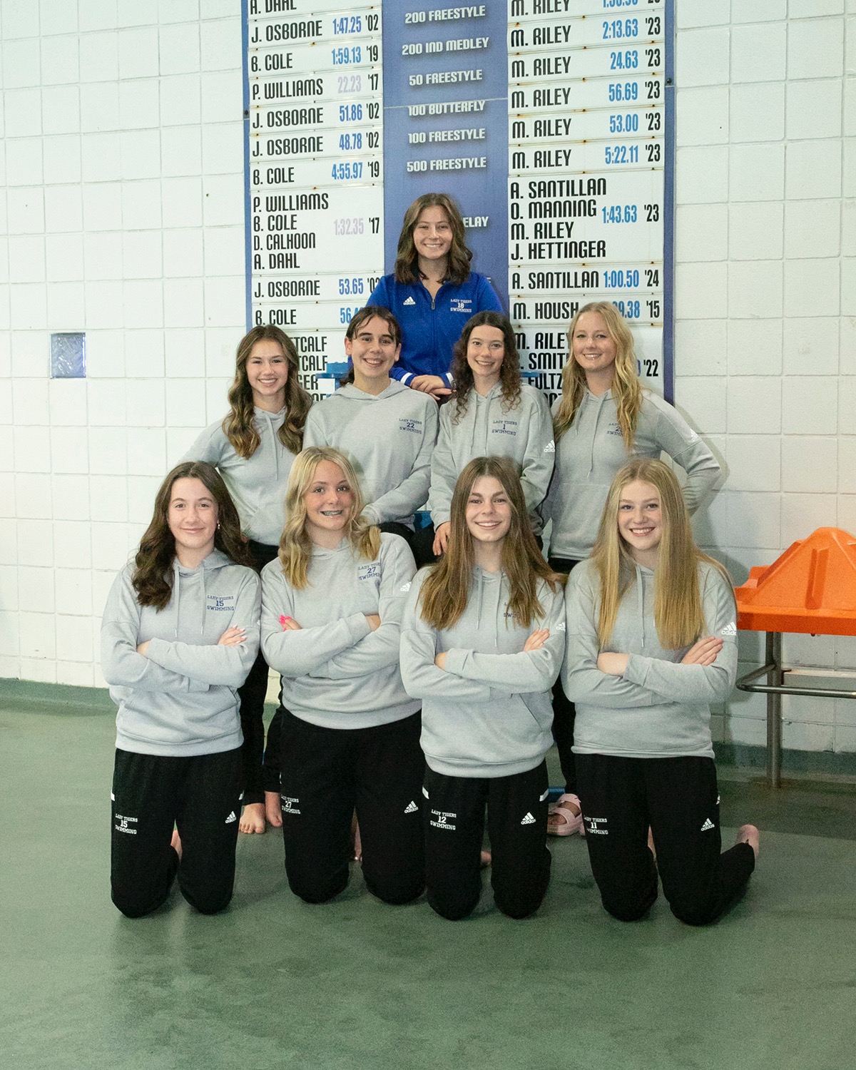 2024-25 Carthage Lady Tigers Swim Team