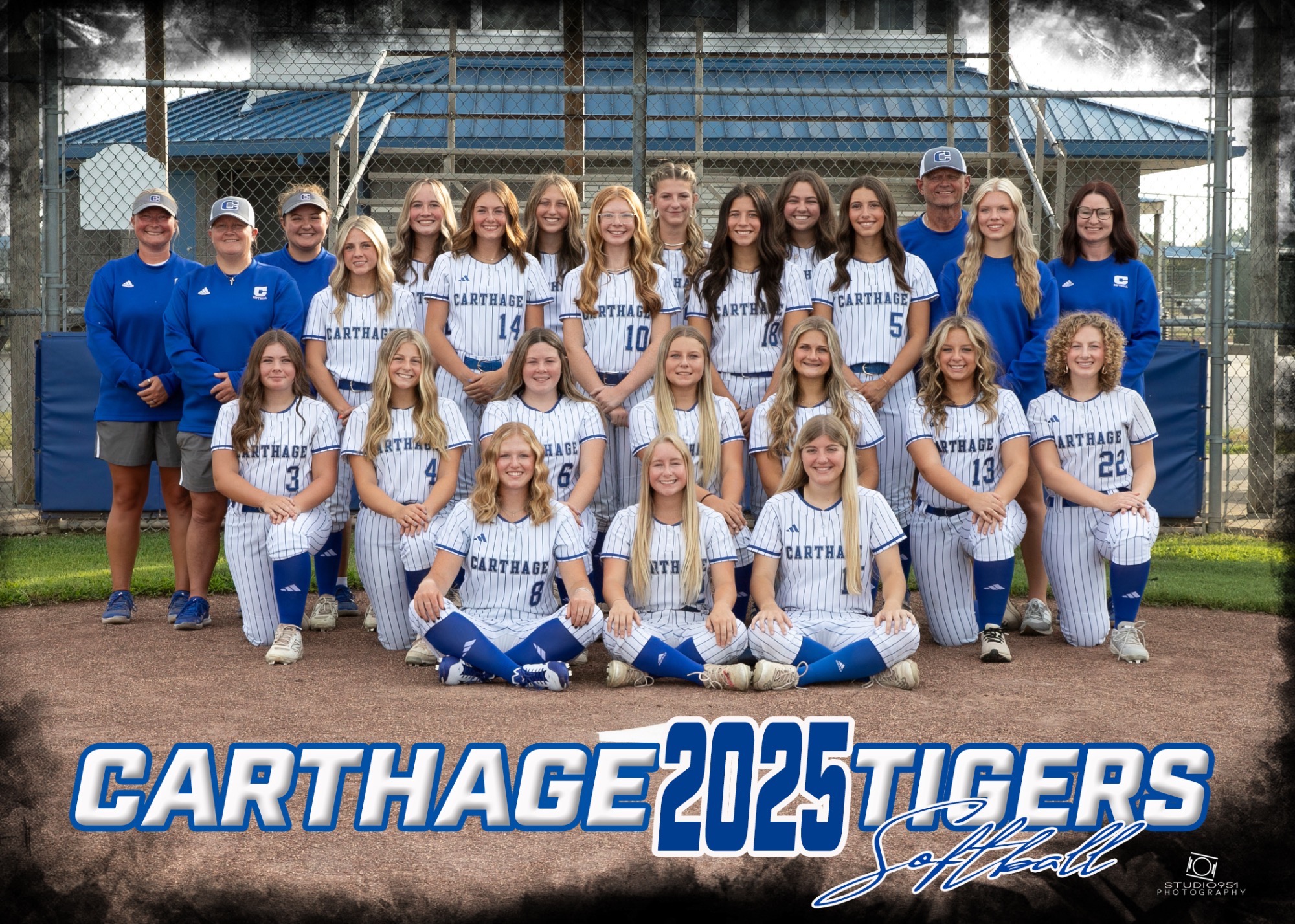 2025 Carthage Softball Team Pic