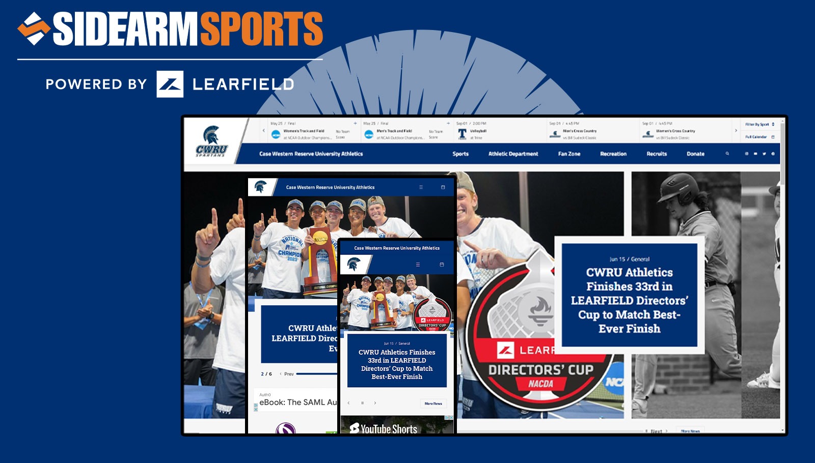 CWRU Athletics Launches New site with SIDEARM Sports CWRU Athletics
