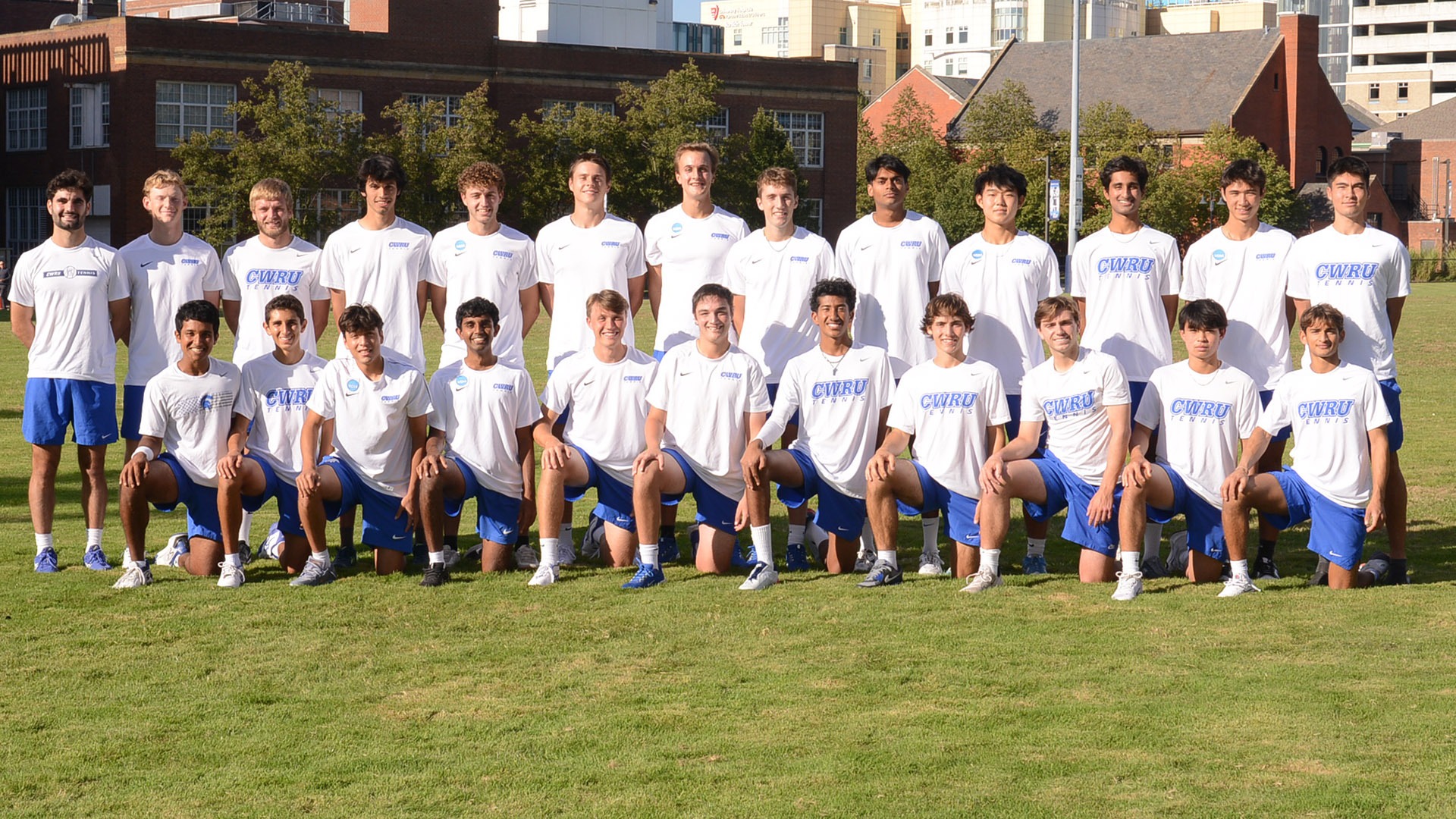 The 2025-26 CWRU Men's Tennis Team Photo