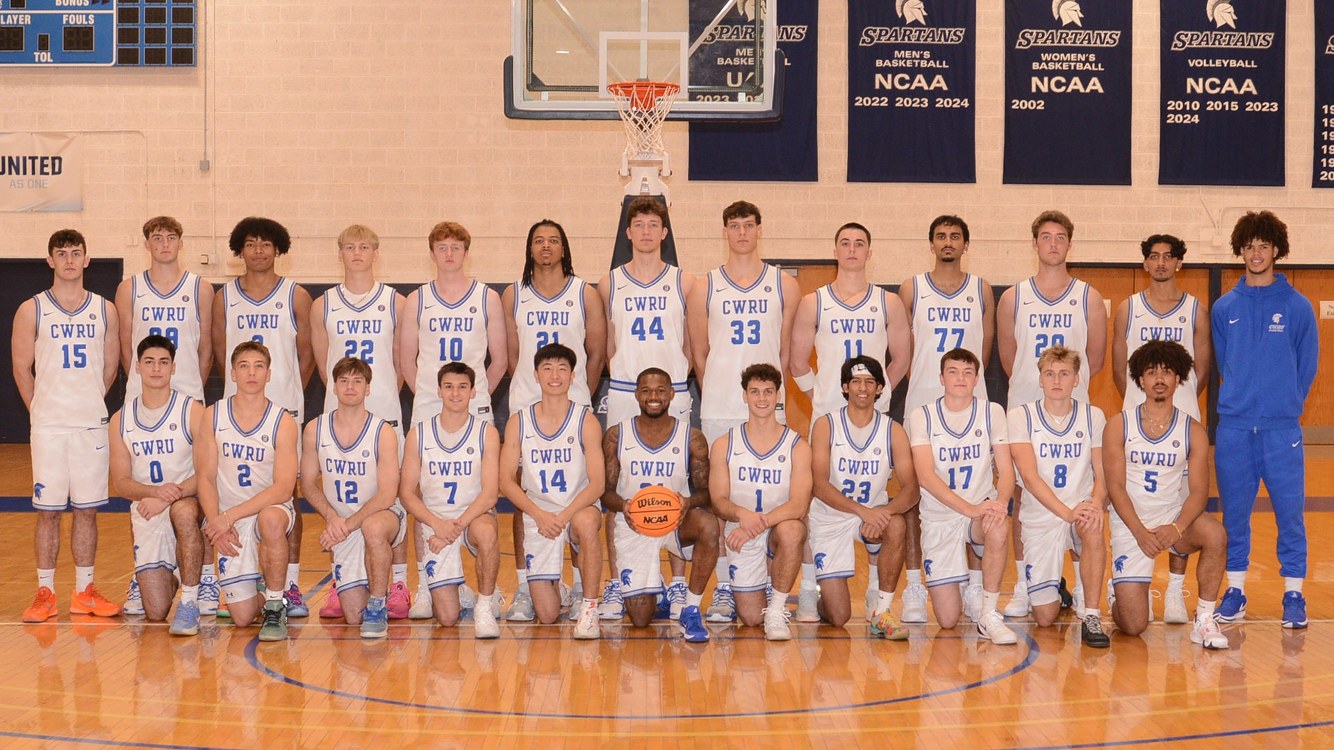 2025-26 CWRU Men's Basketball Team Photo