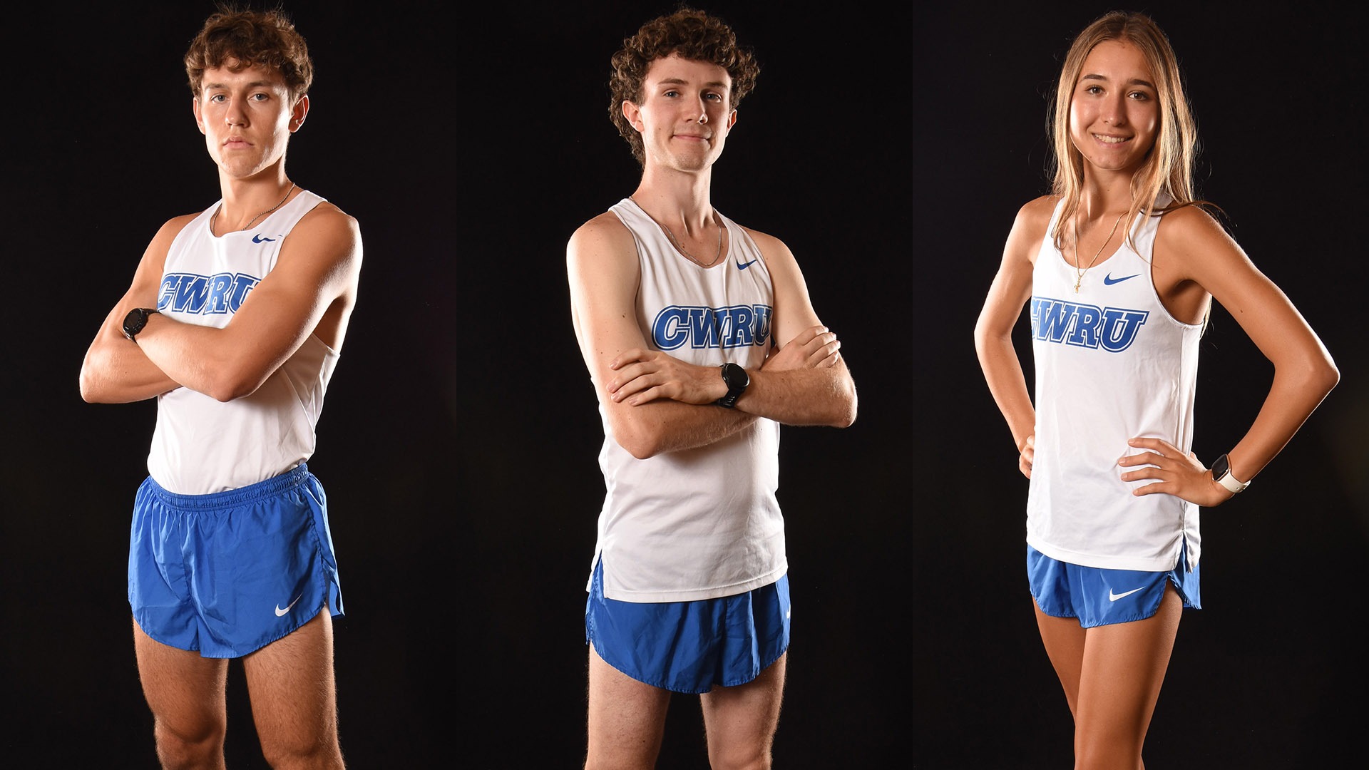 Posed photos of Jacob Slater (left), Donovan Crowley (center), and Francesca Taracila (right)