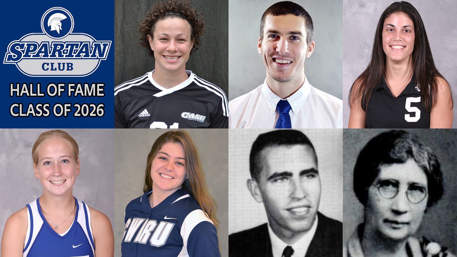 Head shots of the 2026 Spartan Club Hall of Fame Inductees
