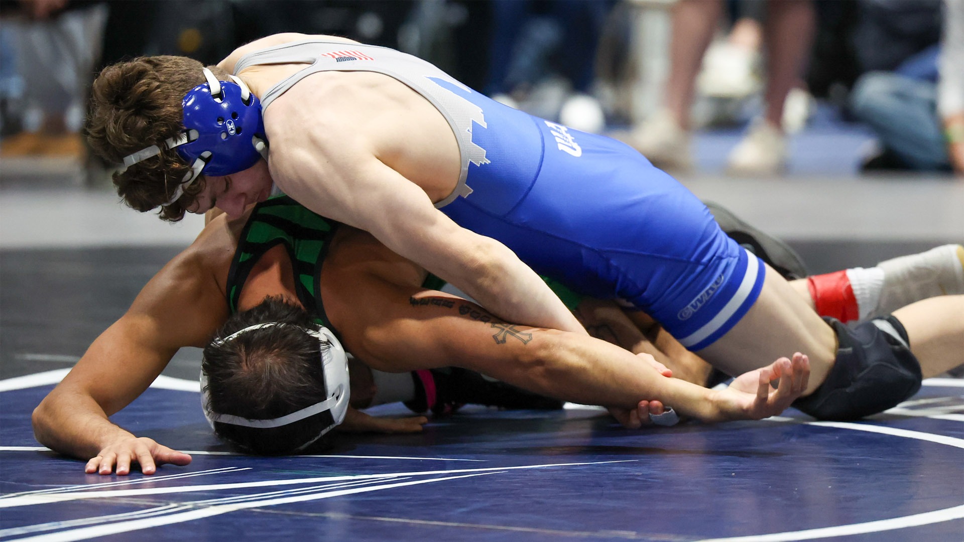 E.J. Alizio wrestling at the Del Rosa Open