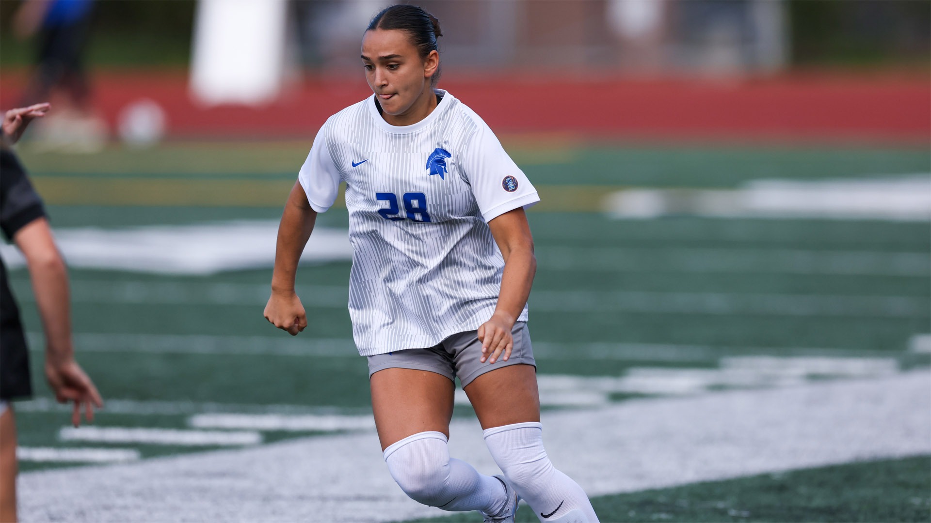 Mia Modrovich looking to go around a defender