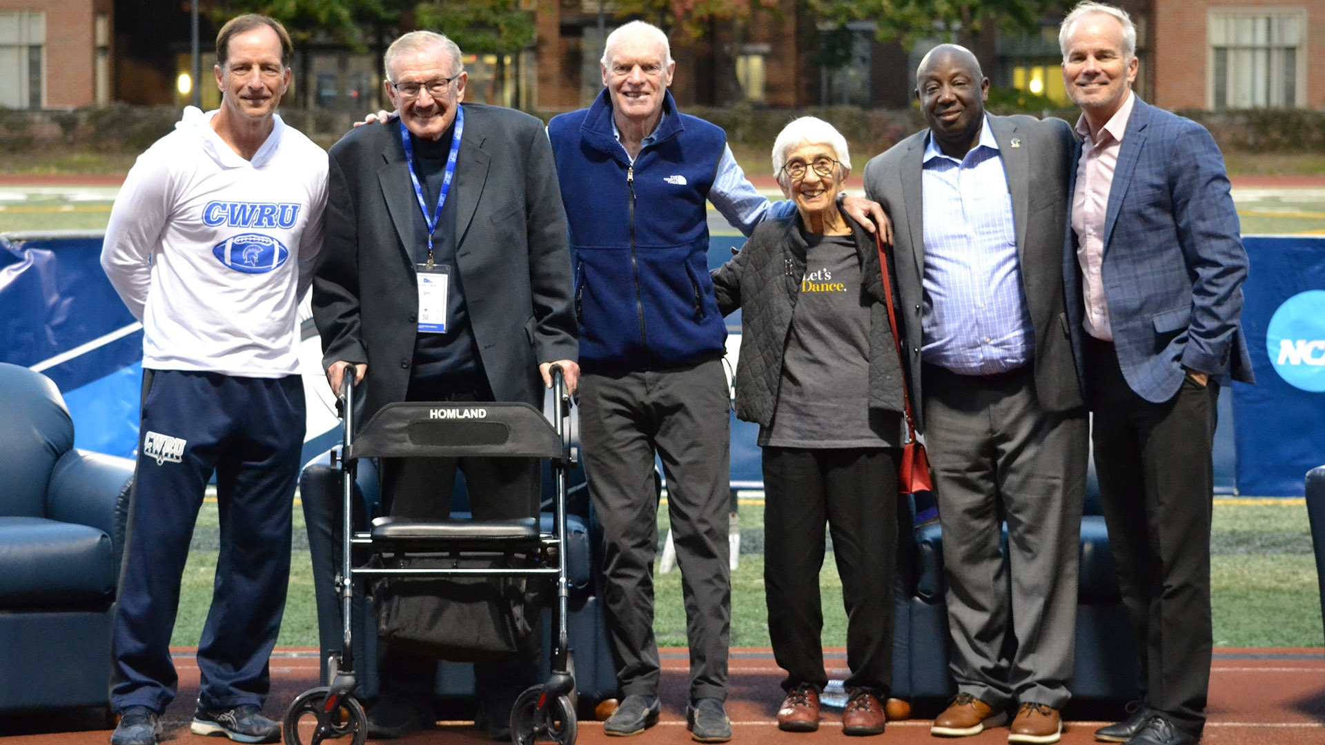 Members of the 2026 CWRU Athletics Homecoming Panel