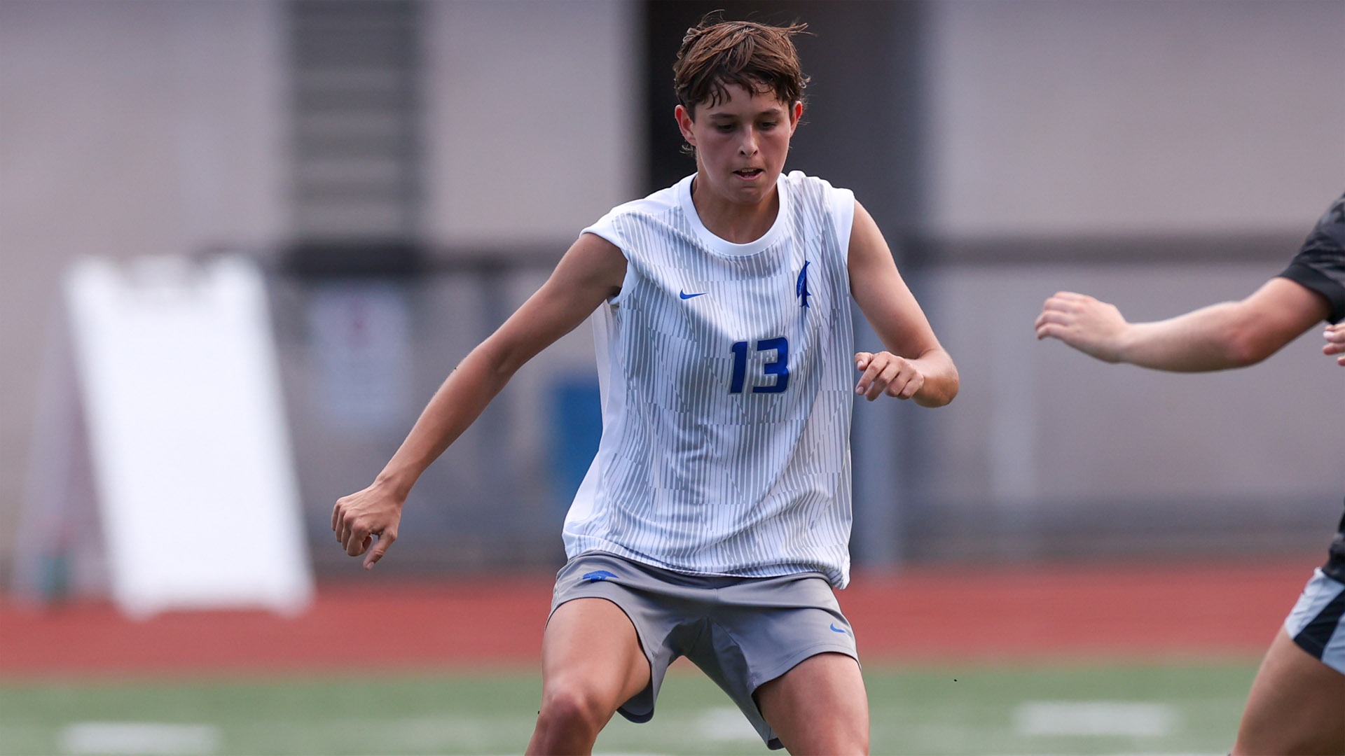 Sonora Hale on the ball early in the season against Capital