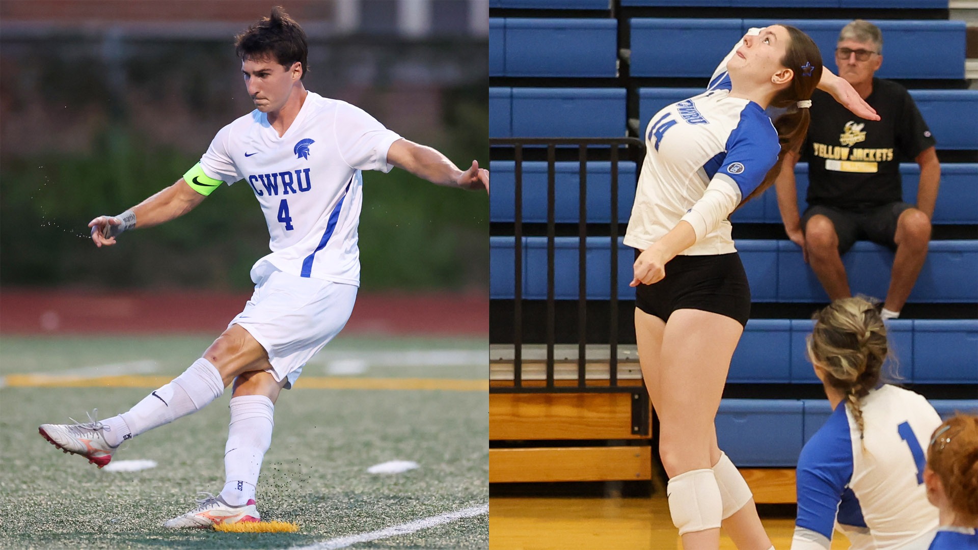Cormac Apostolides (left) and Madeline Halter (right)