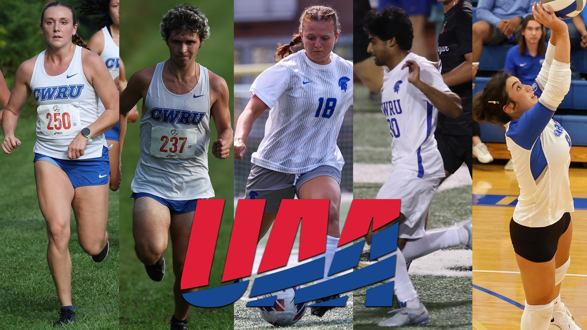 CWRU UAA All-Academic Athletes; A UAA logo
