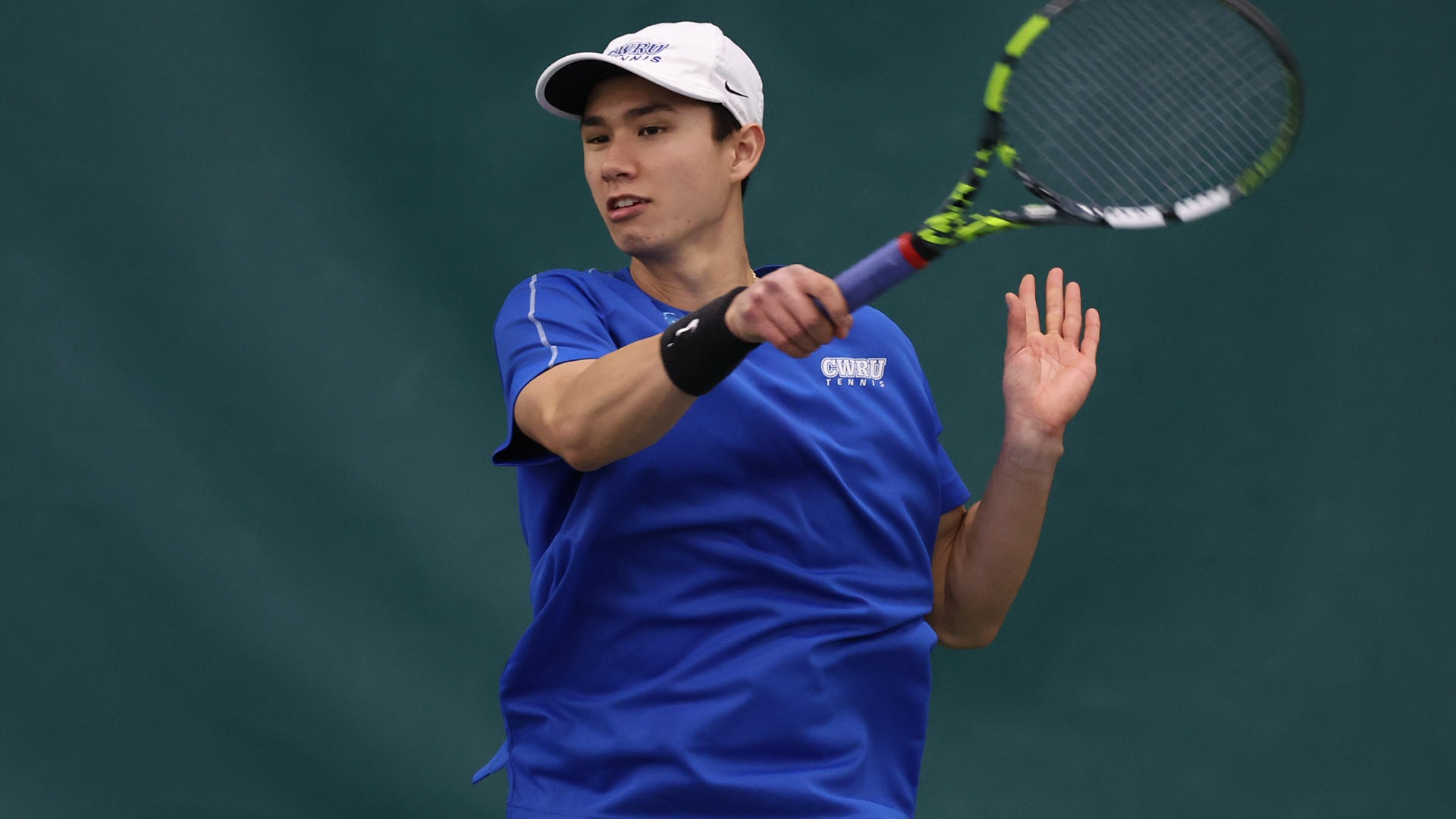 Jon Totorica hitting a ball against Rochester
